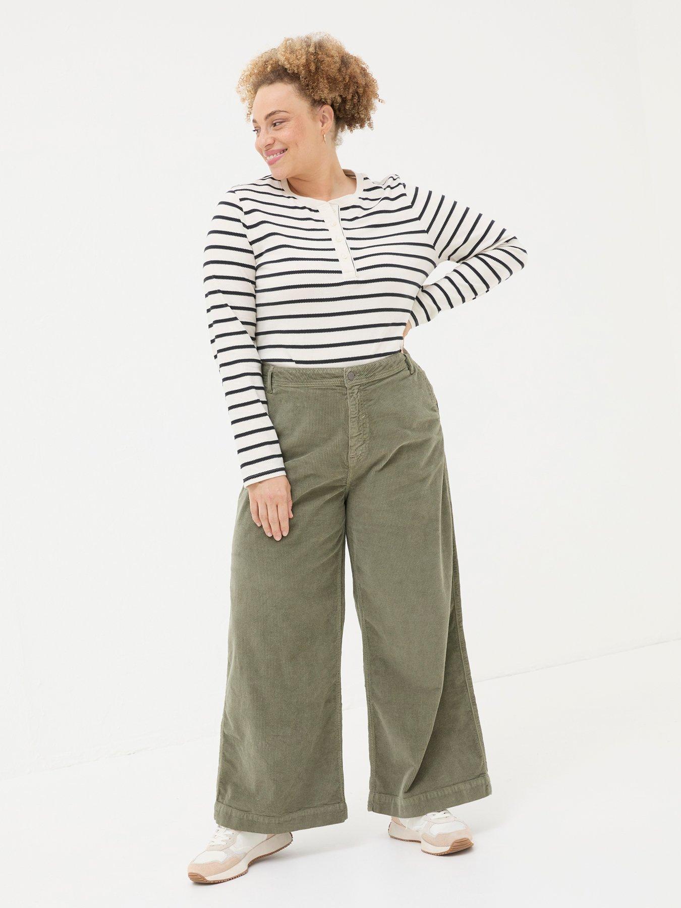 Image 5 of 6 of FatFace Kendall Cord Trousers - Green