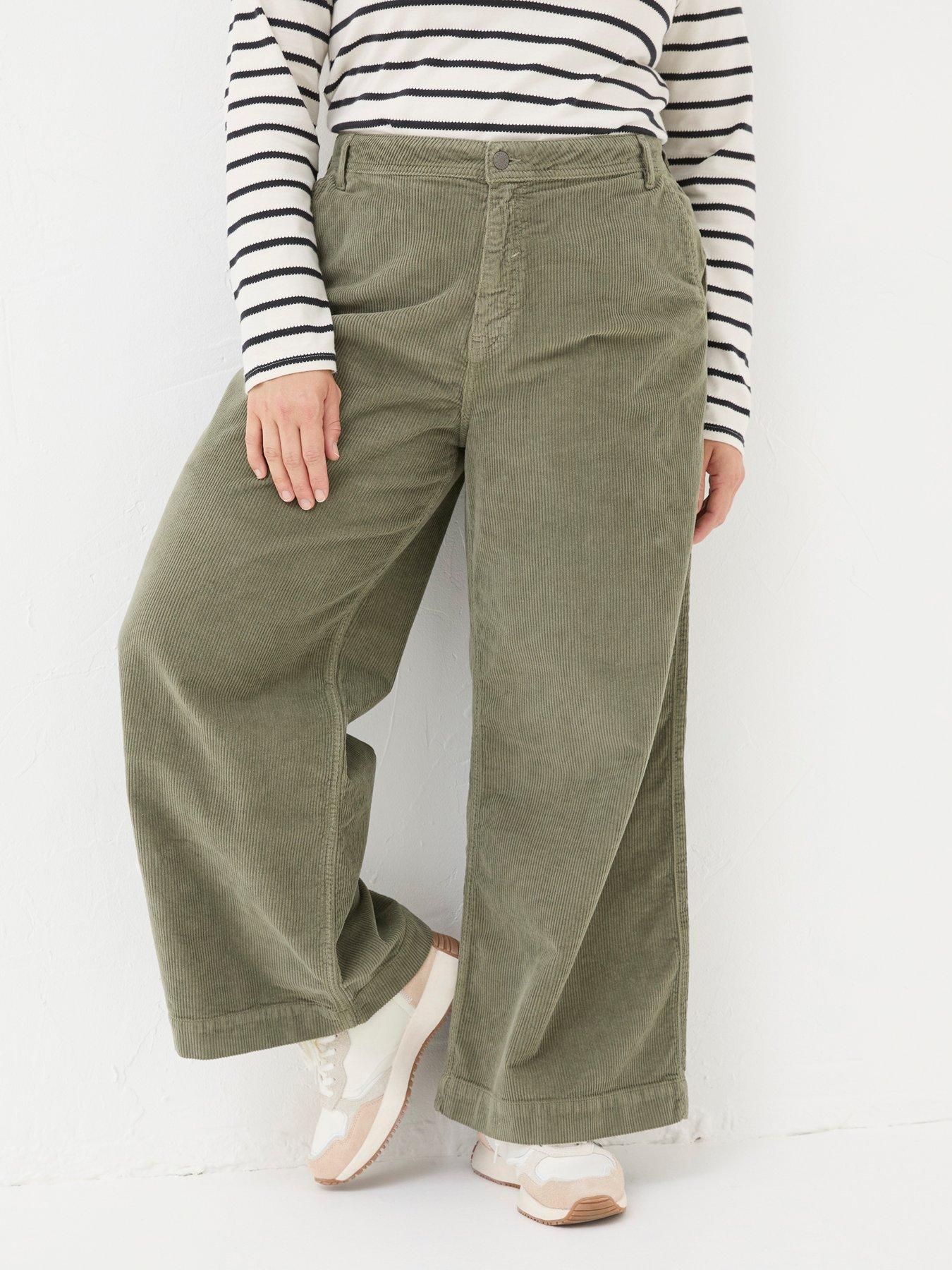 Image 6 of 6 of FatFace Kendall Cord Trousers - Green