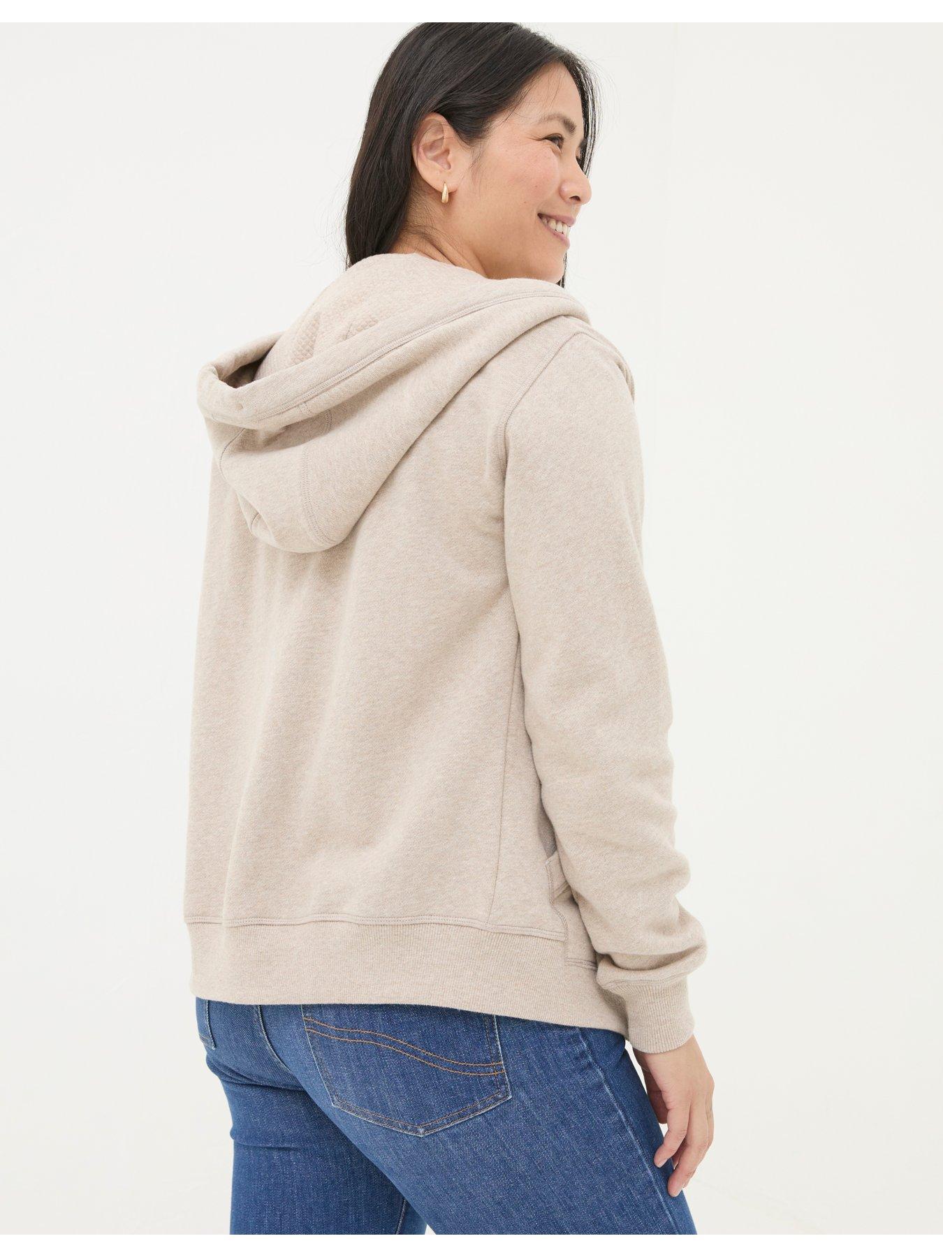 Zip Sweatshirt Fatface Sweatshirt FatFace Amy Zip Through Hoody