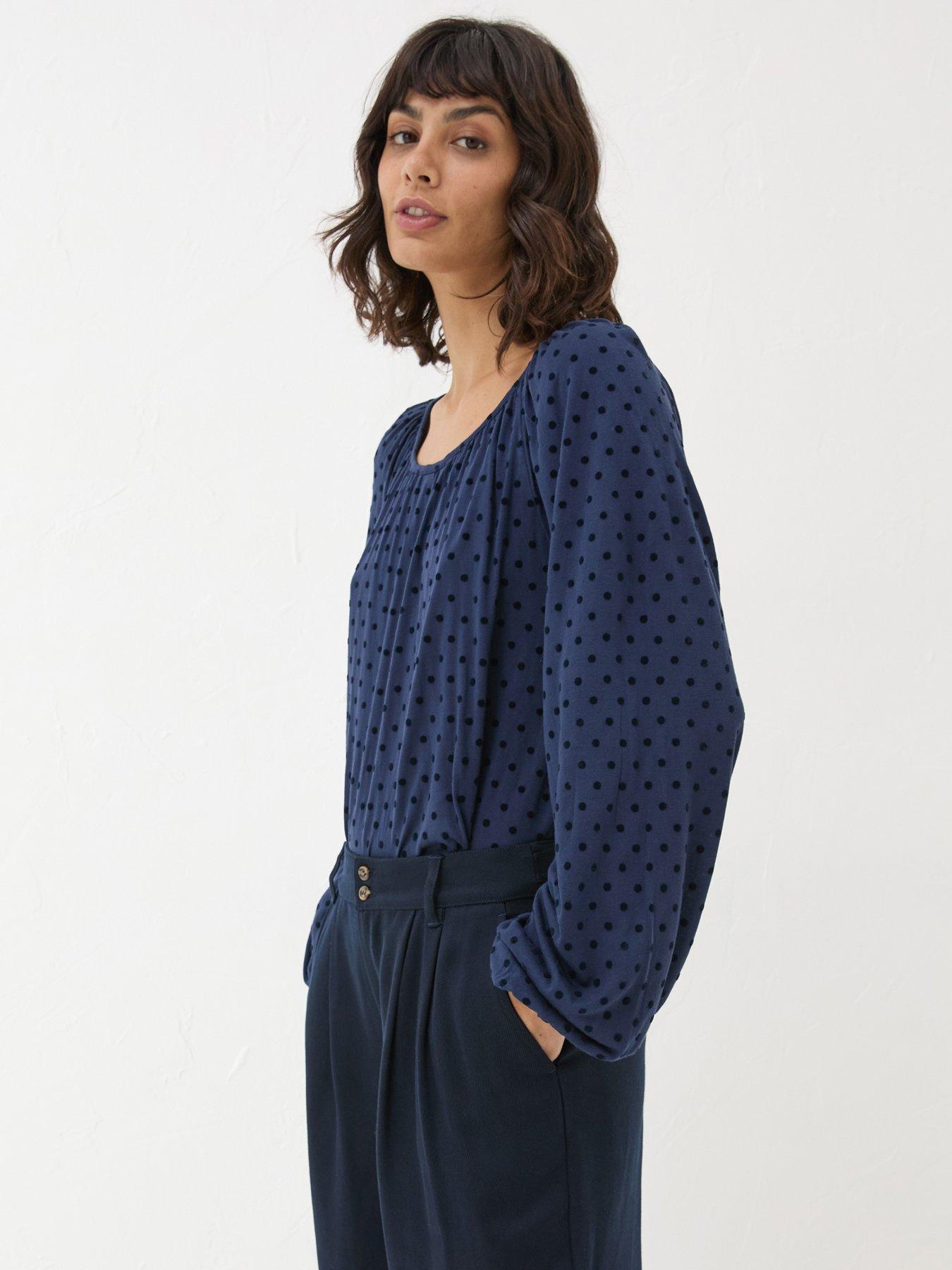 fatface-lily-spot-top-navy