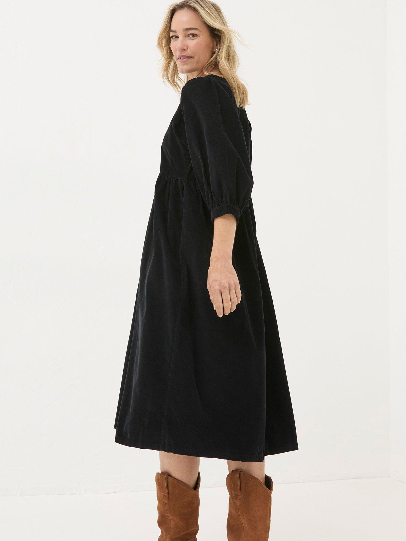 fatface-ceil-cord-midi-dress-blackstillFront