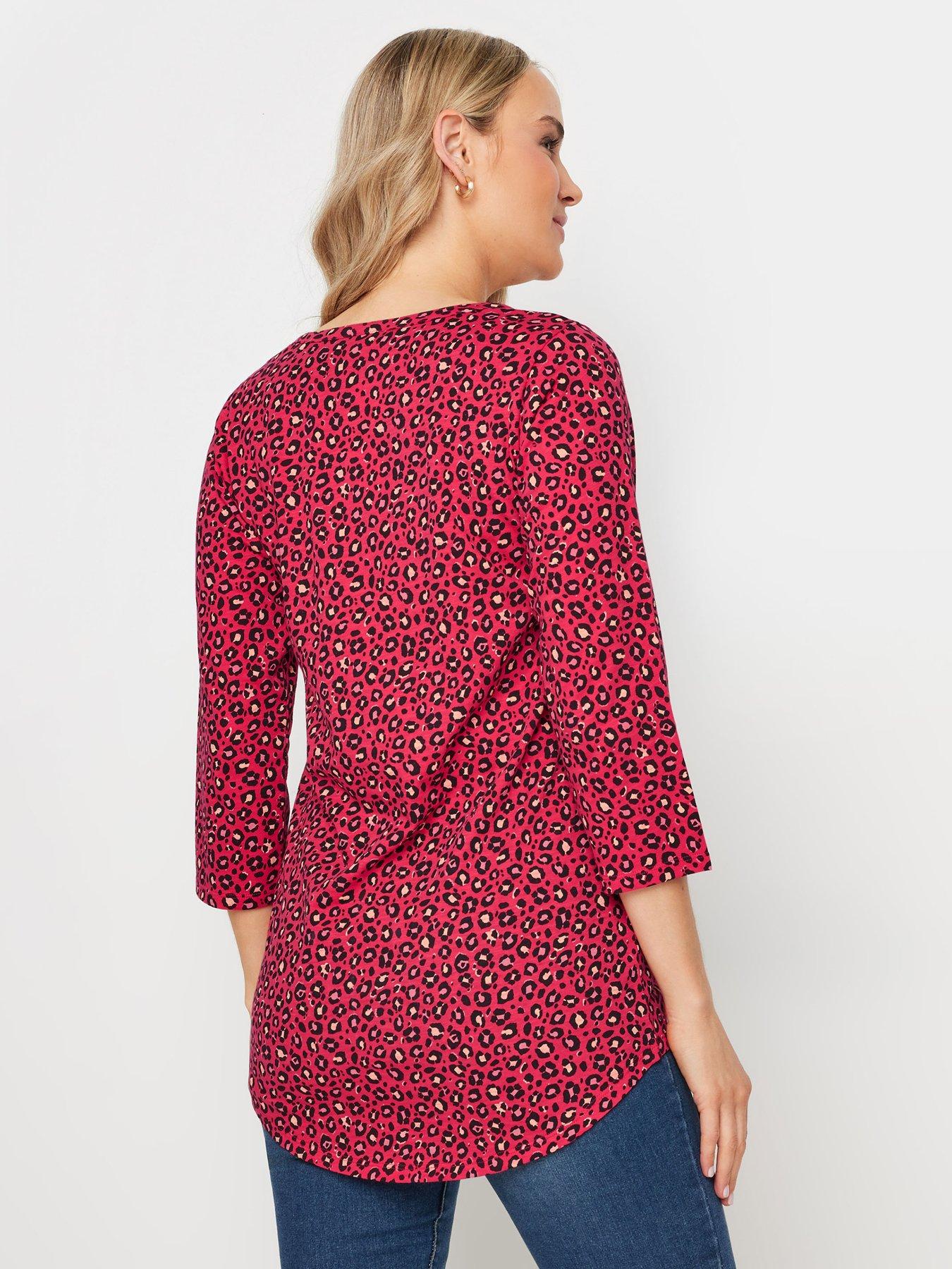 long-tall-sally-tall-animal-34-sleeve-pintuck-henley-pinkstillFront