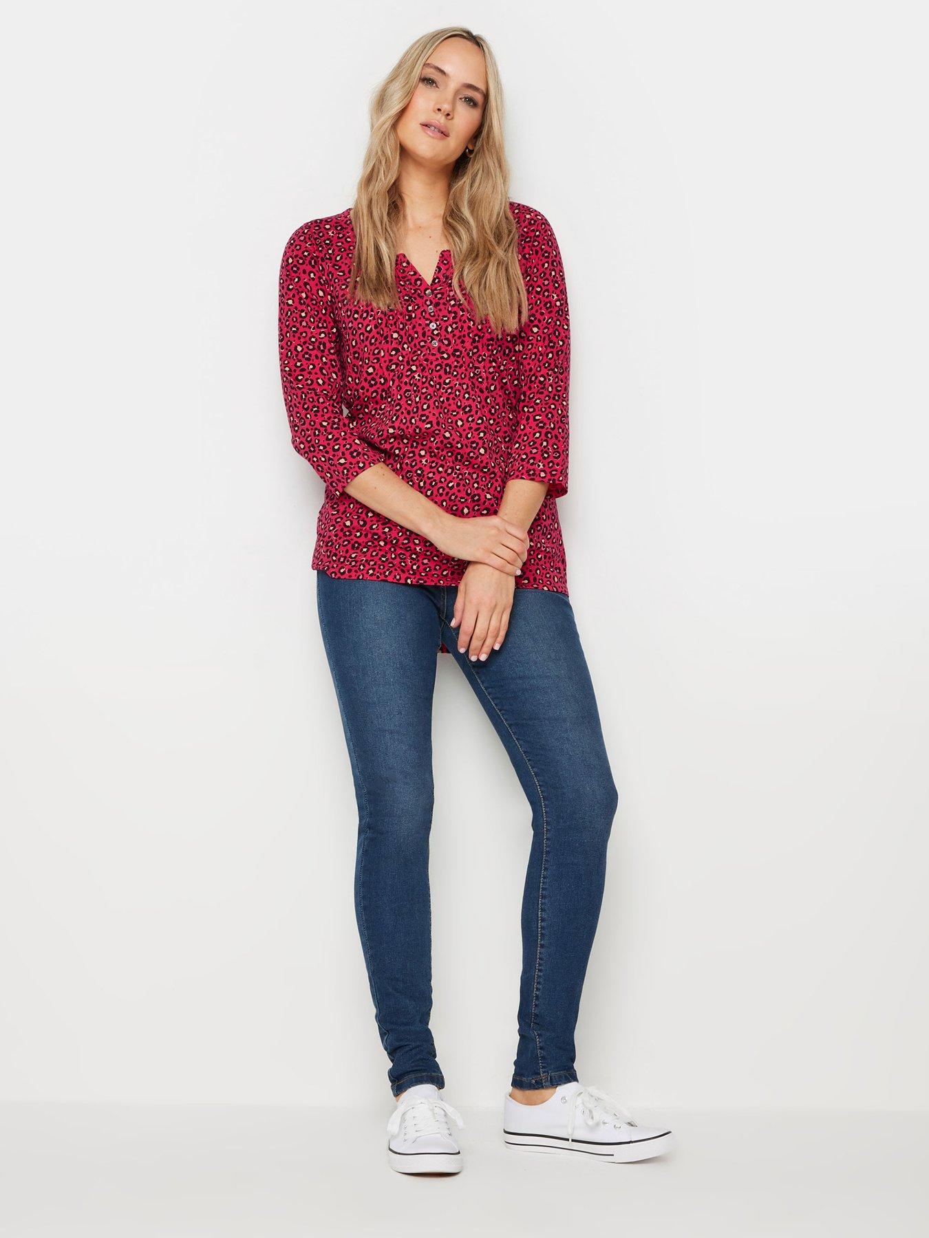 long-tall-sally-tall-animal-34-sleeve-pintuck-henley-pinkback