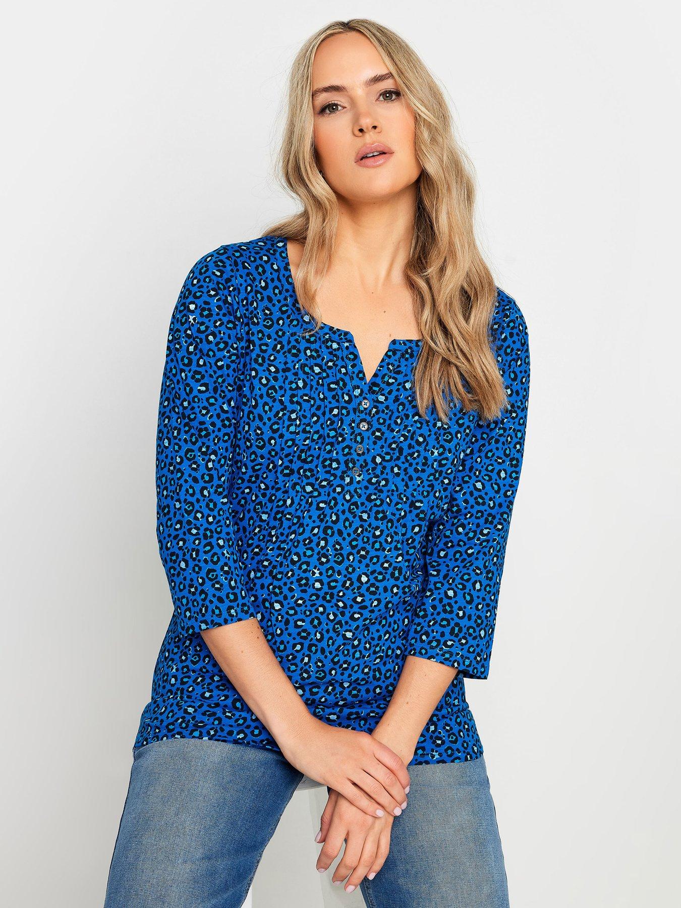 long-tall-sally-tall-animal-34-sleeve-pintuck-henley-blue