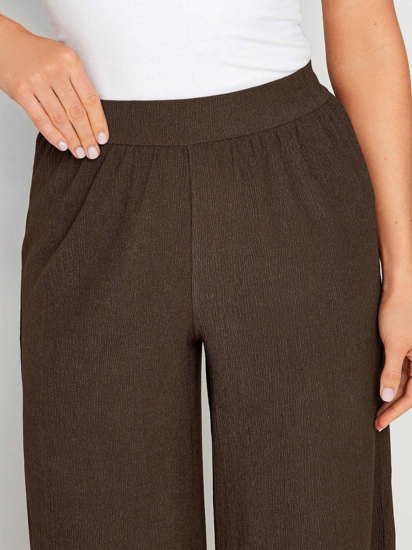 long-tall-sally-tall-textured-trousers-brownoutfit