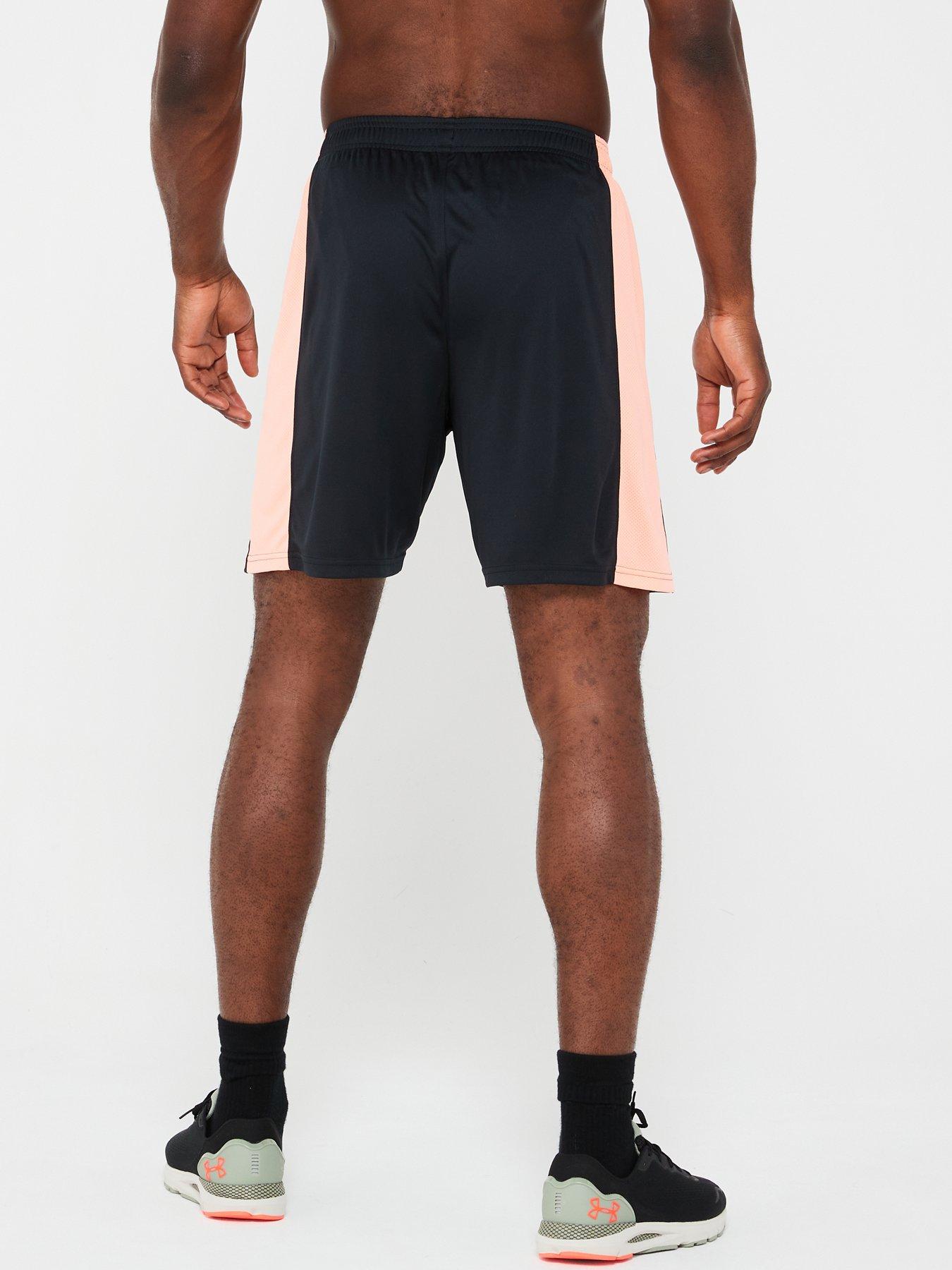 under-armour-mens-football-challenger-knit-shorts-blackstillFront