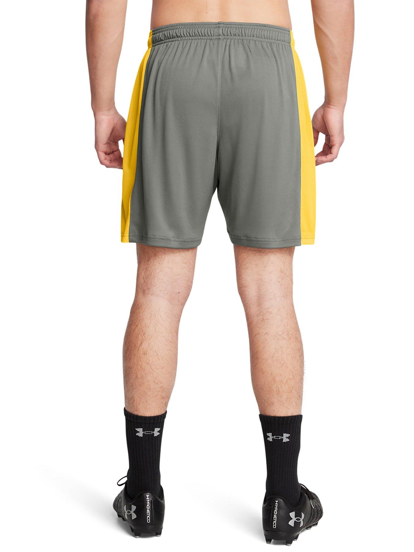 under-armour-mens-football-challenger-knit-shorts-greenstillFront