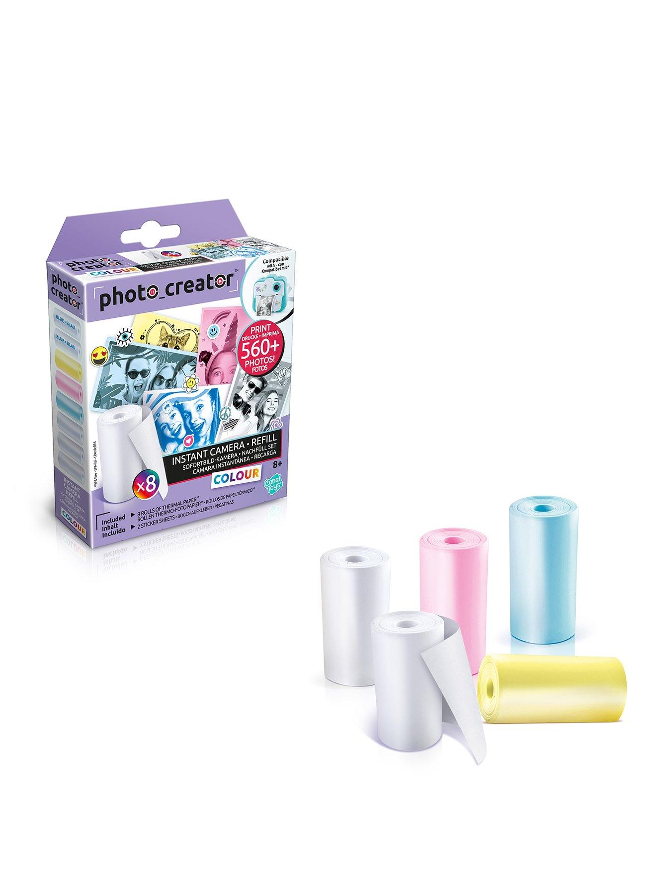 Image 1 of 4 of Photo Creator Instant Print Camera Colour Refill Pack (8 pack)