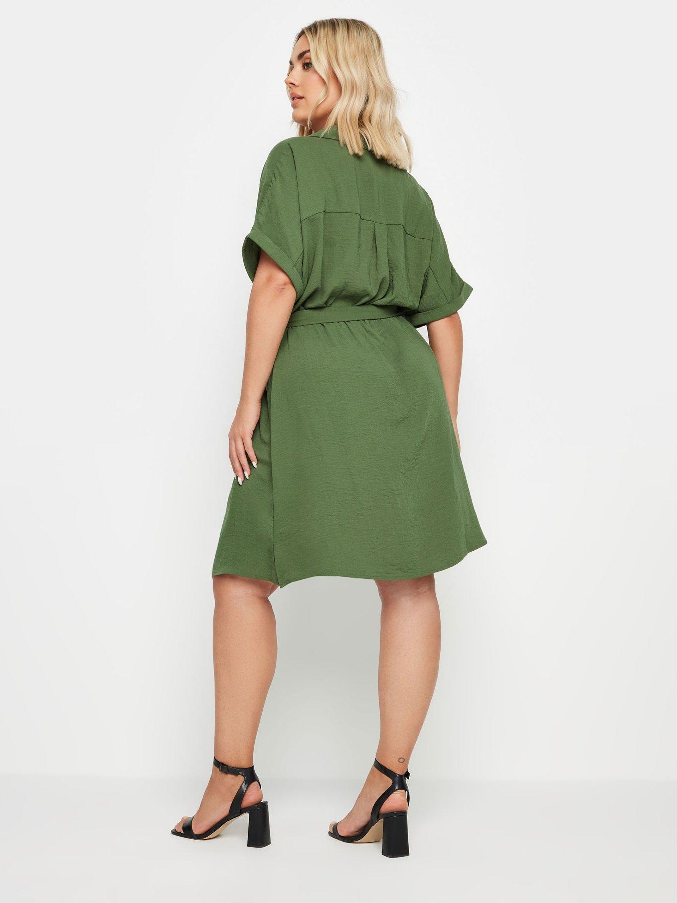 yours-curve-utility-airflow-dress-greenstillFront