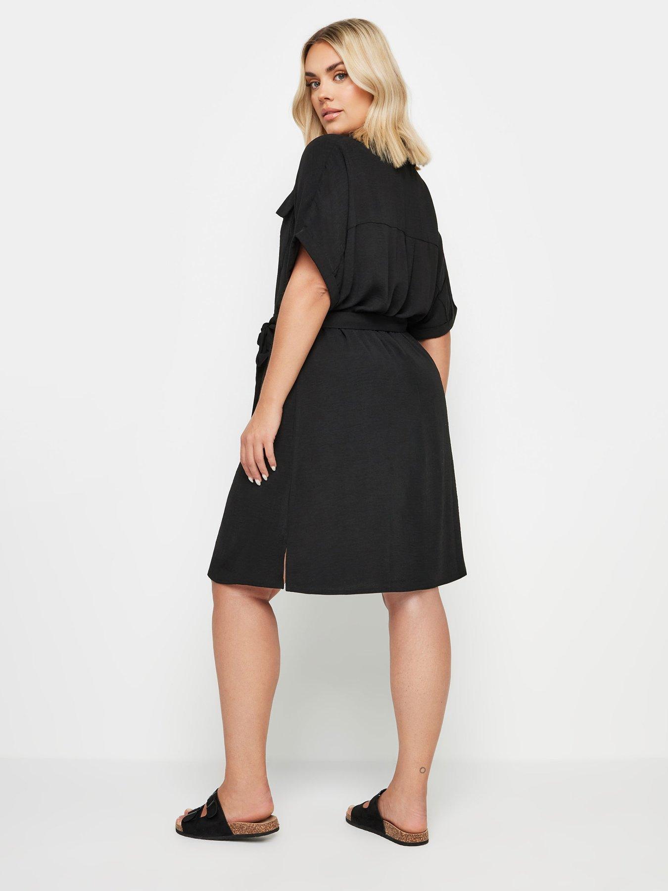 yours-curve-utility-airflow-dress-blackstillFront