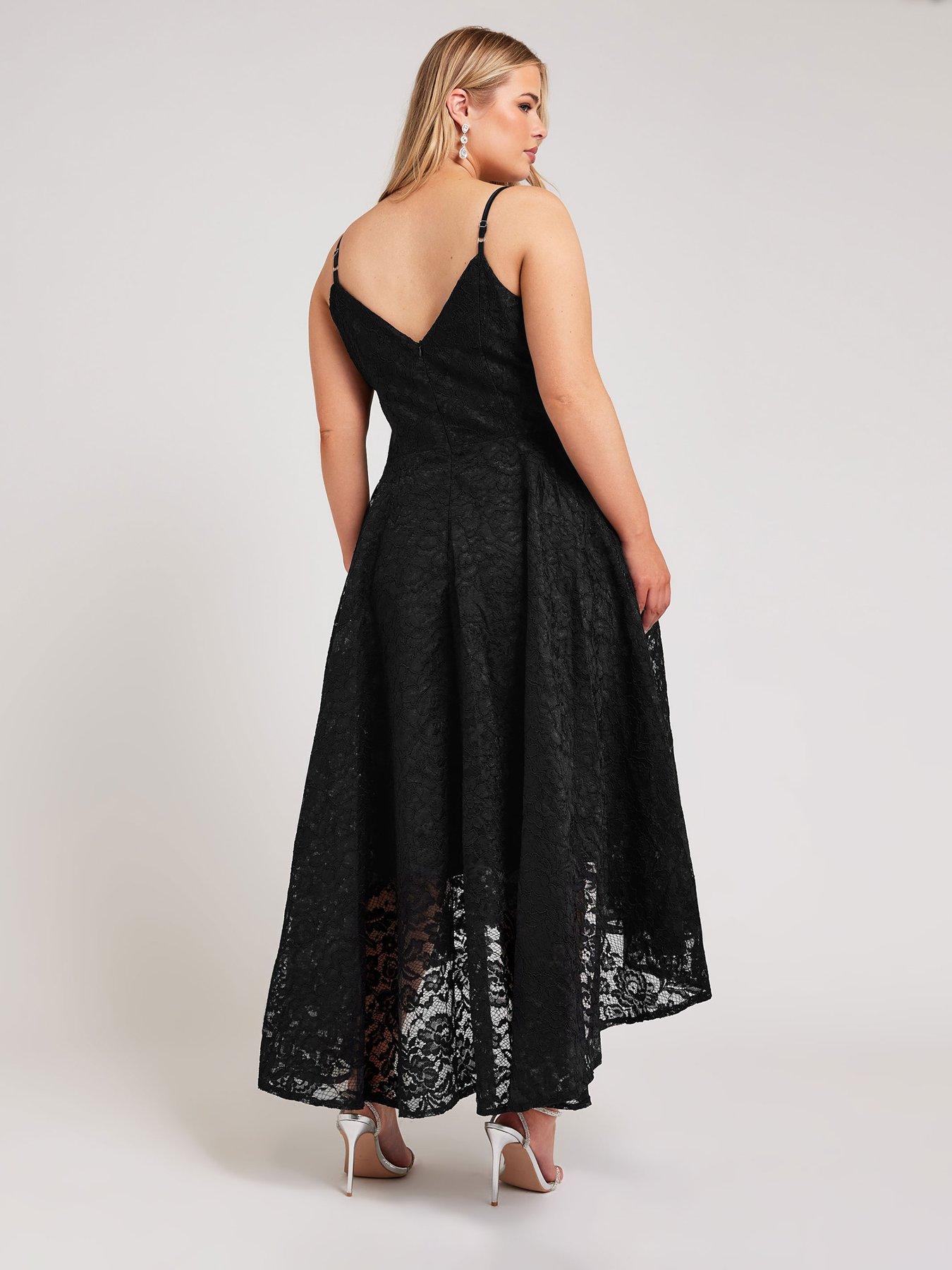 yours-curve-lace-high-low-prom-dress-blackstillFront