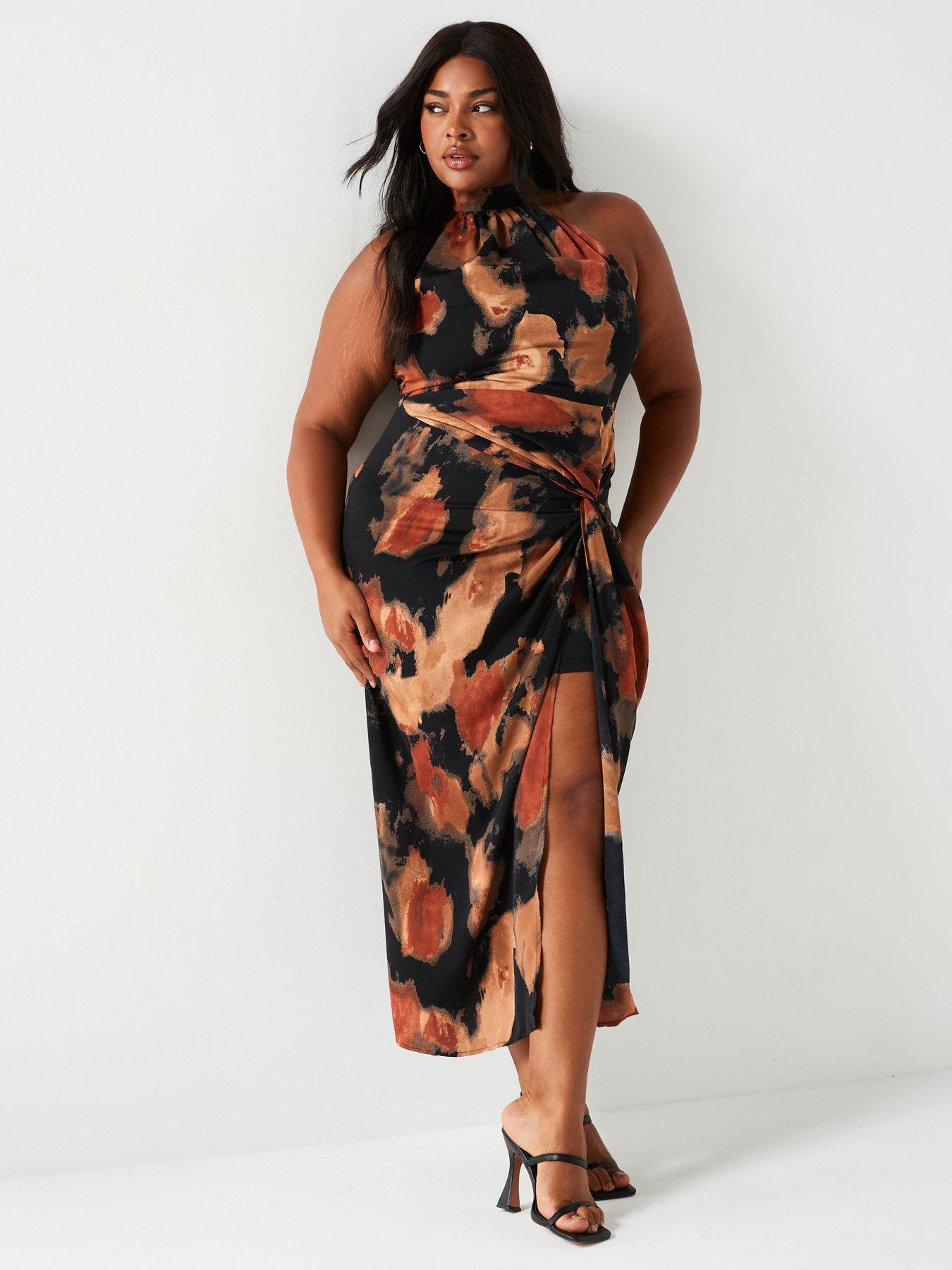 ax-paris-curve-draped-skirt-midi-dress-multiback