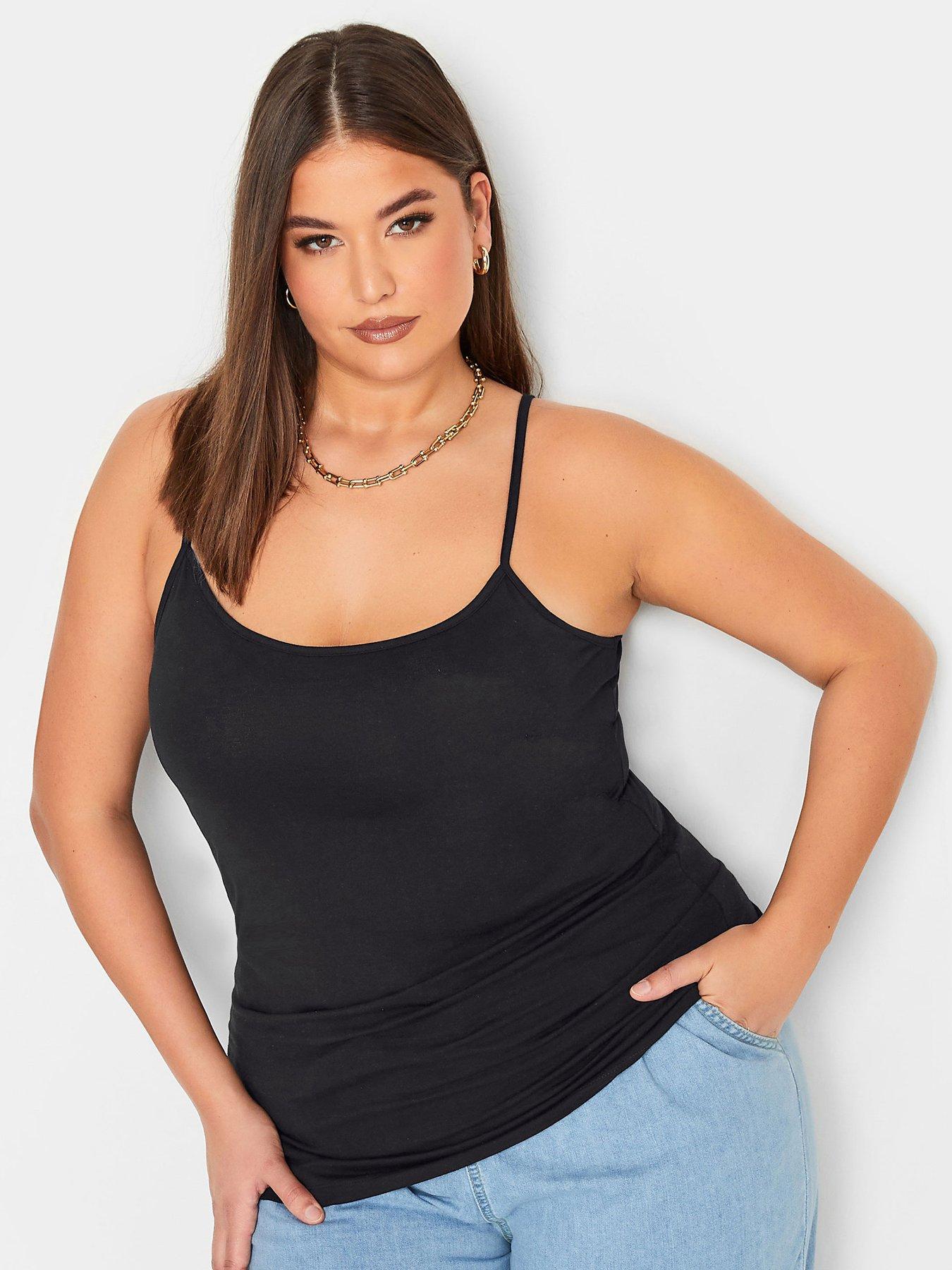 yours-curve-2-pack-cami-vest-blackoutfit