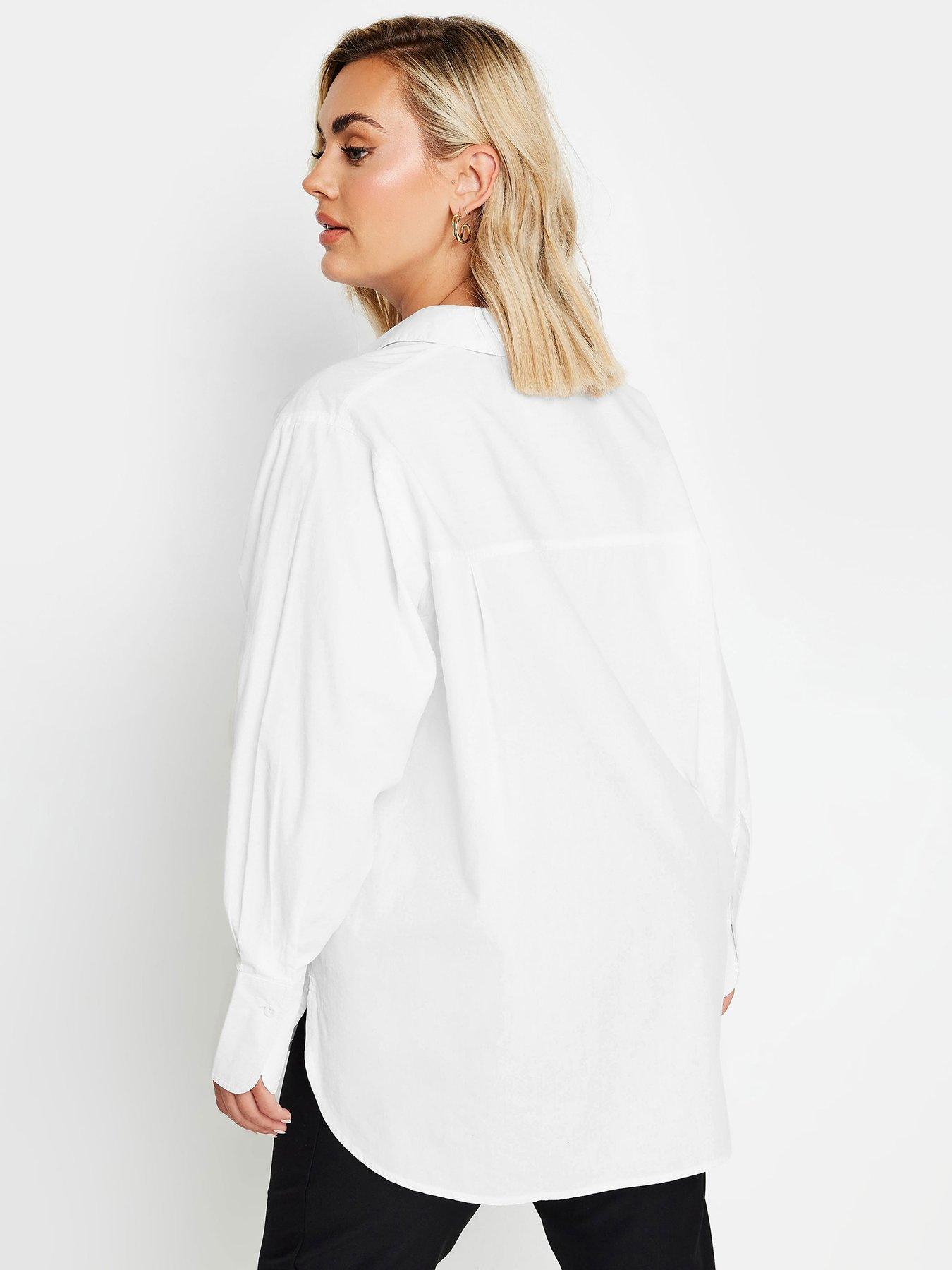 yours-curve-oversized-poplin-shirt-whitestillFront