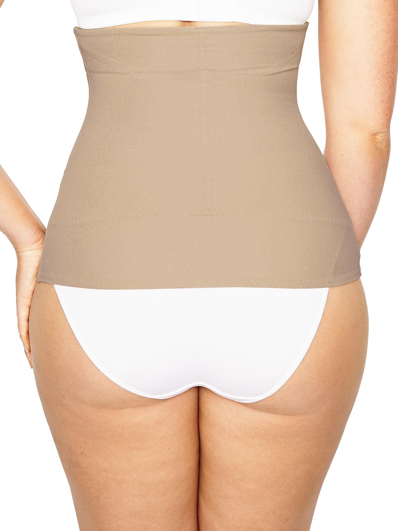 Maidenform Easy Up Waist Cincher - Beige/Black