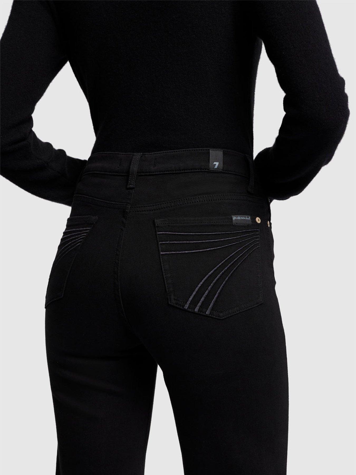 Image 4 of 5 of 7 FOR ALL MANKIND Soho Night Modern Dojo Wide Leg Jean - Black