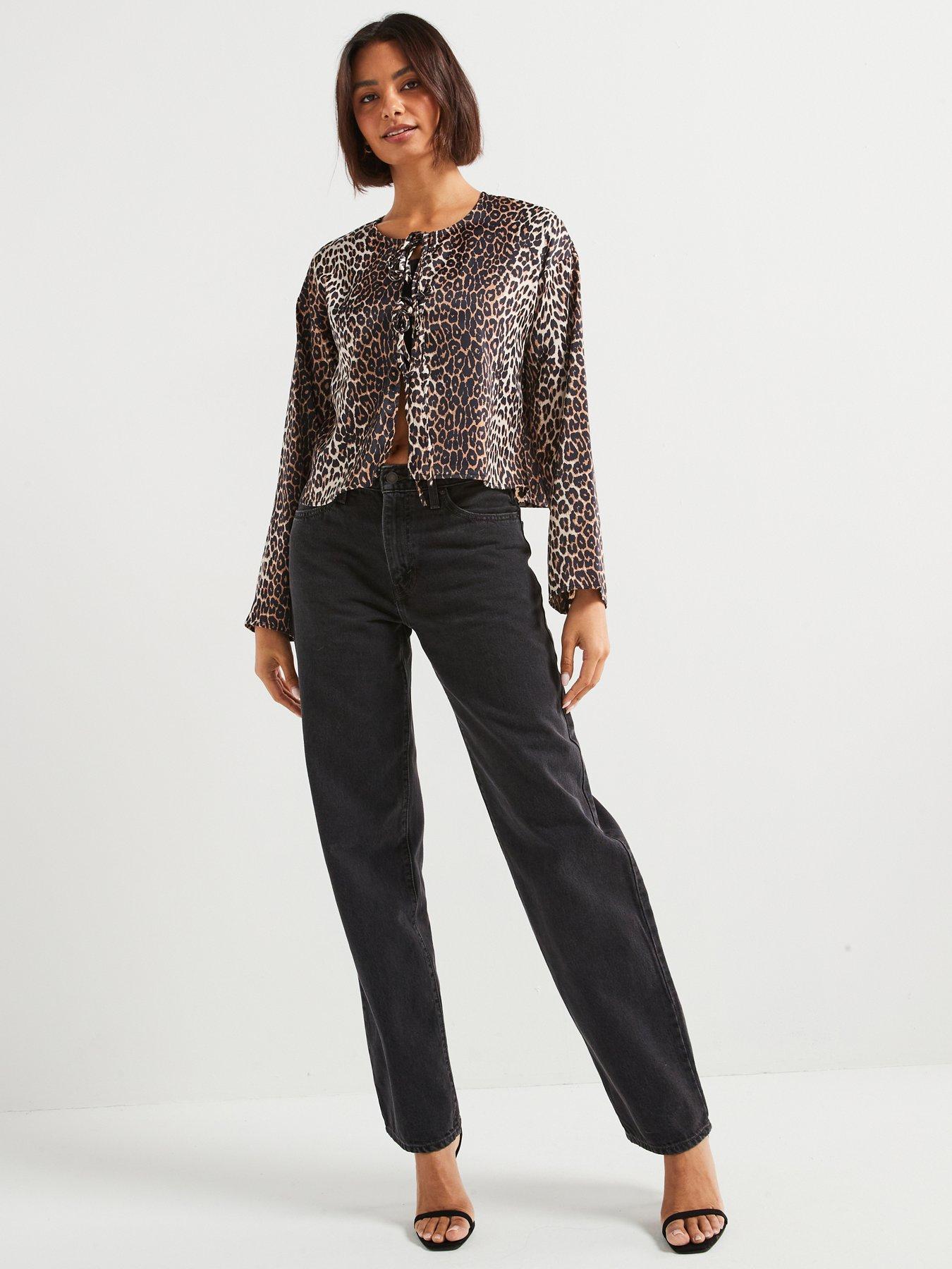 pieces-mari-long-sleeve-tie-top-leopard-multiback