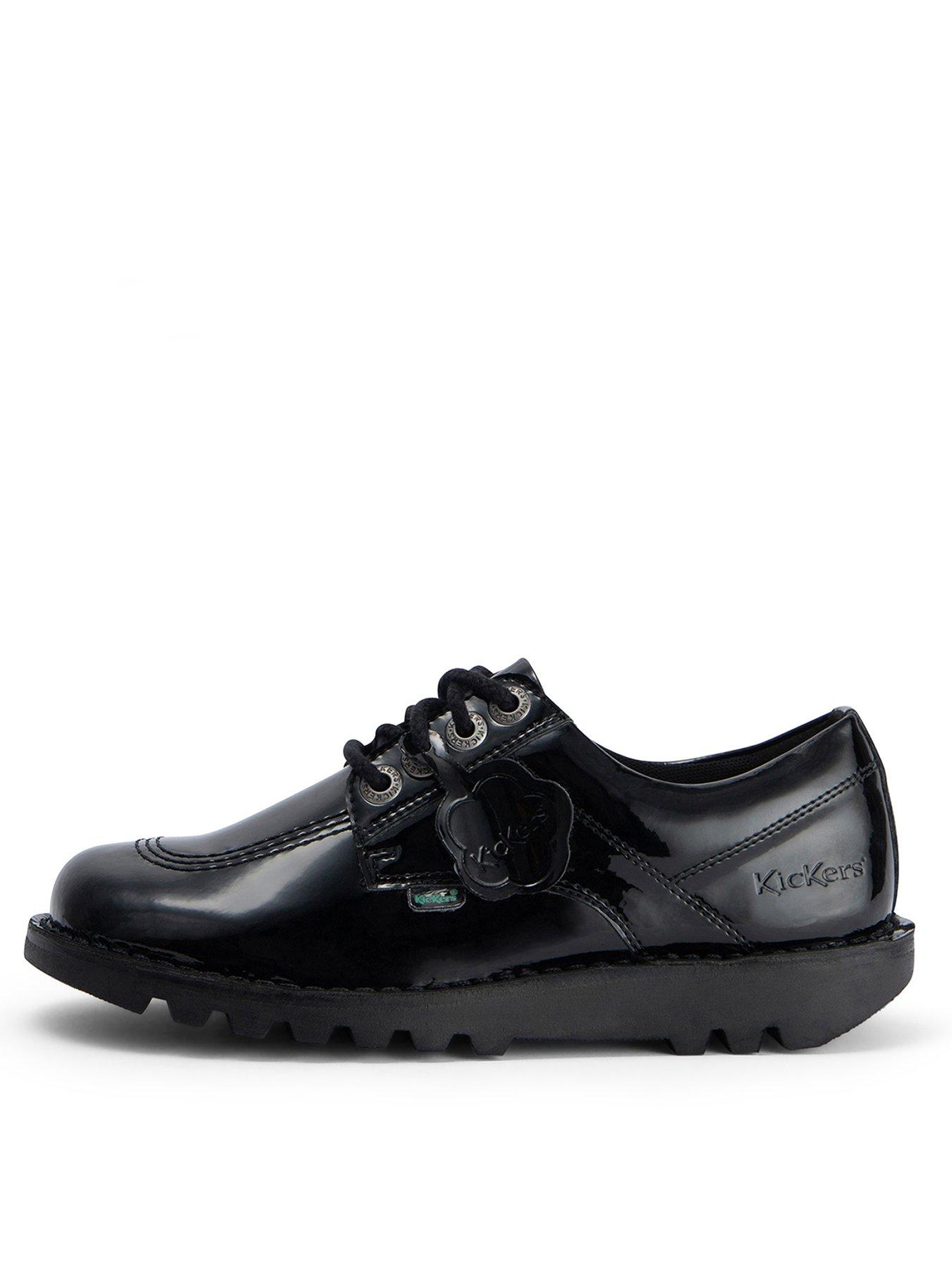 undefined Kick Lo Vegan Patent Shoes - Black