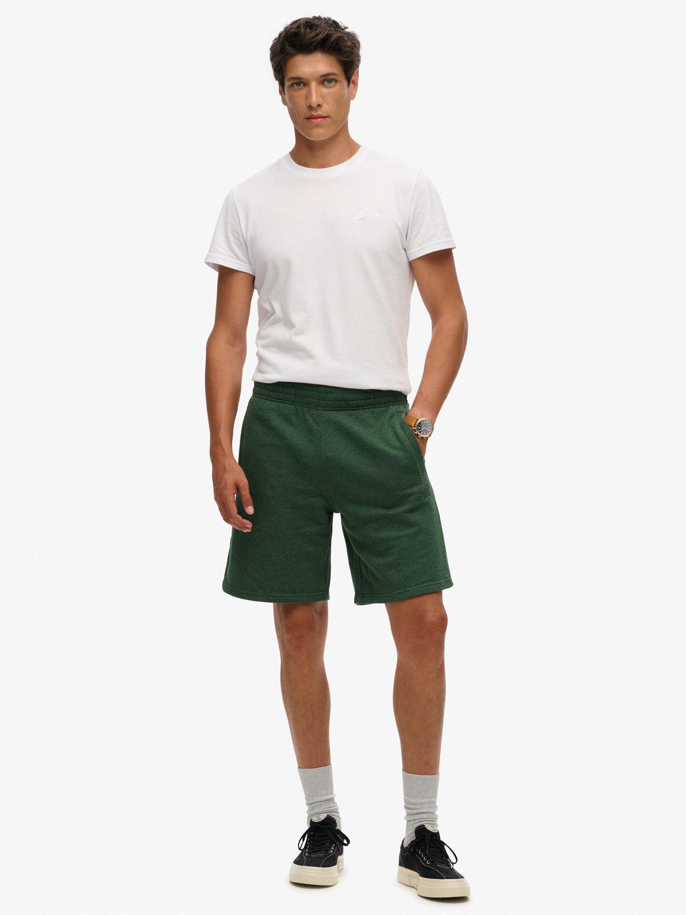 Image 3 of 3 of Superdry Superdry Essential Logo Jersey Shorts - Green