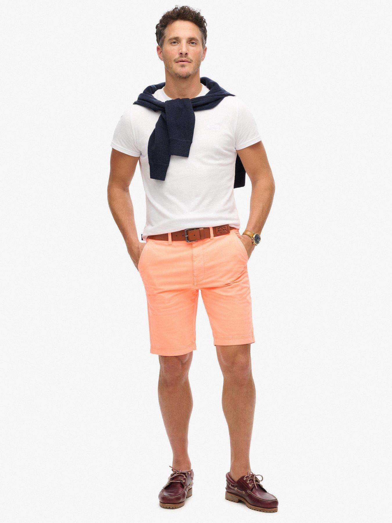 Image 3 of 5 of Superdry Superdry Vintage International Chino Shorts - Orange