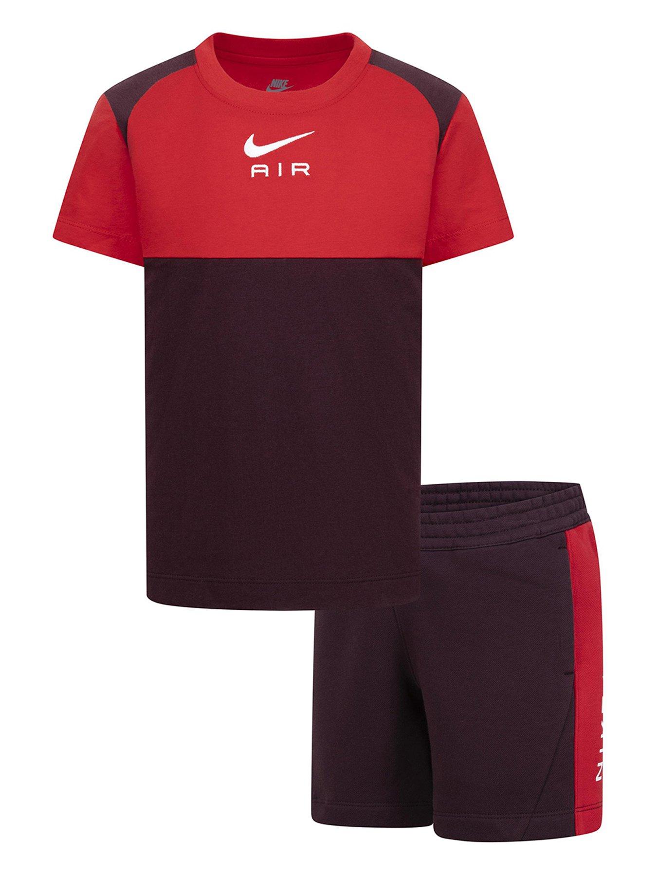 nike-younger-boys-air-fleece-short-dark-redfront