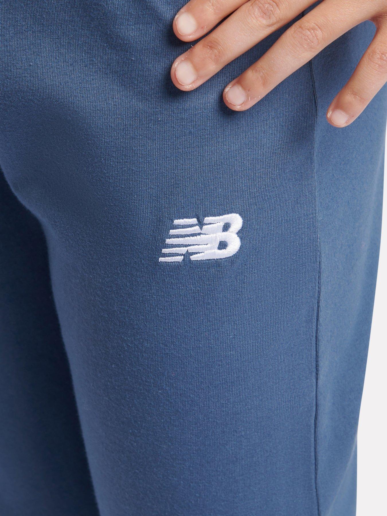 new-balance-junior-girls-small-logo-flare-leggings-navyoutfit