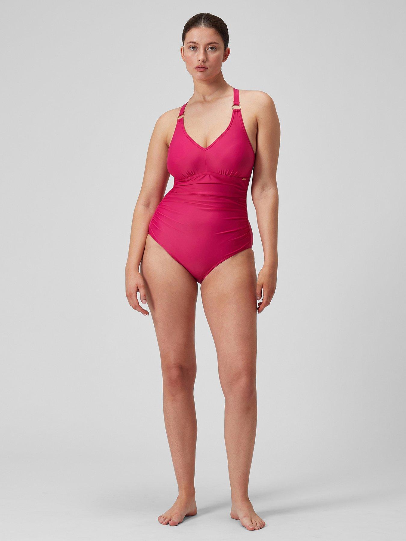 speedo-womens-shaping-v-neck-1-piece-pinkback