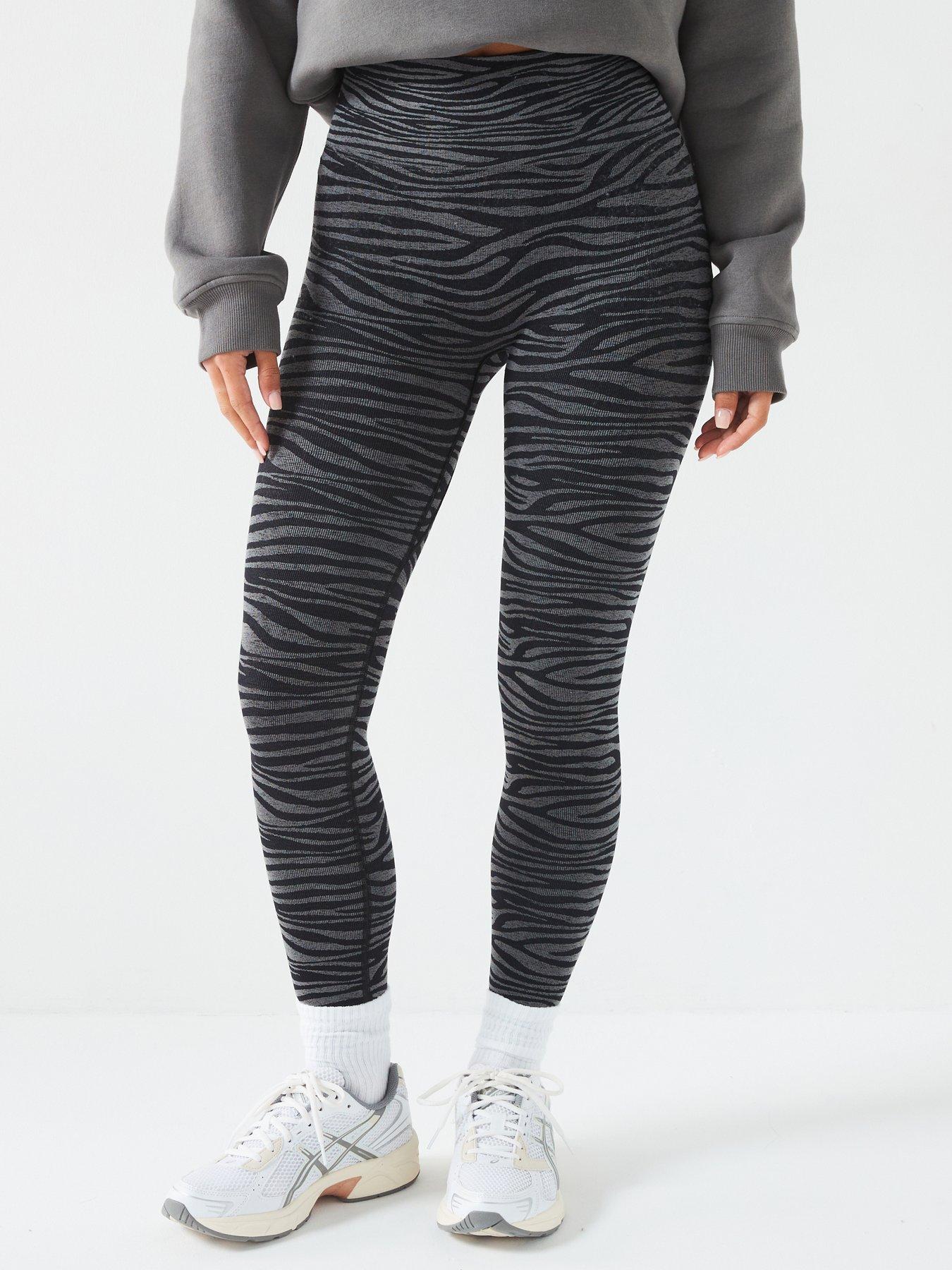 Image 1 of 4 of V by Very Zebra Ath Leisure Legging - Print