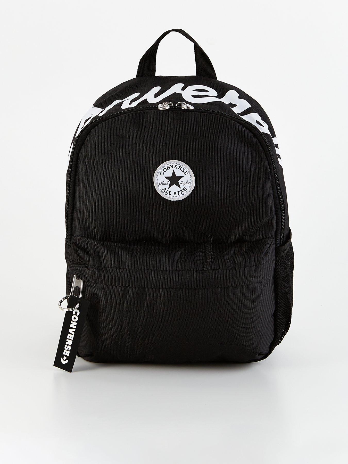 converse-older-unisex-mini-backpack-blackfront