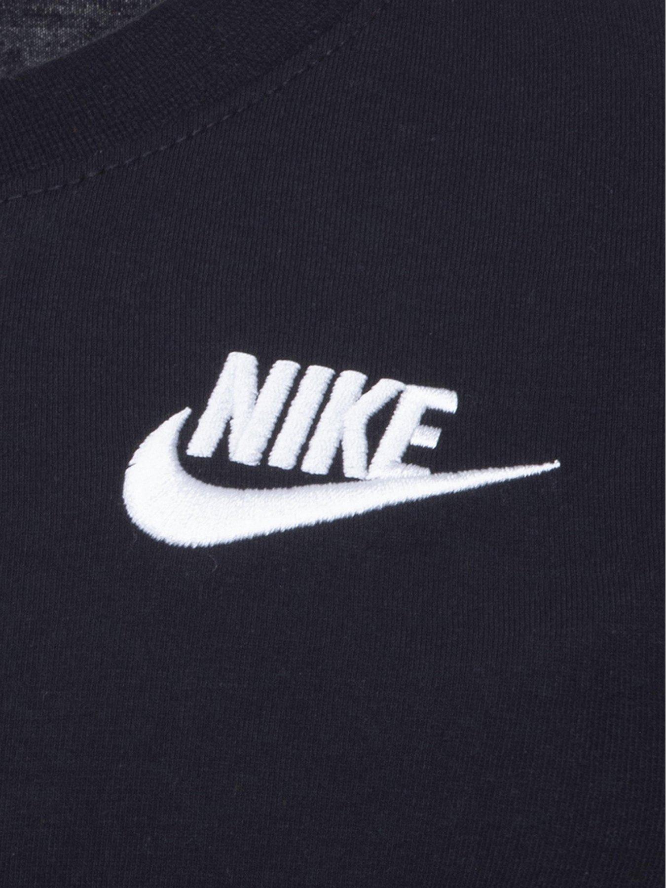 nike-younger-unisex-club-low-brand-read-knit-short-set-blackwhitedetail