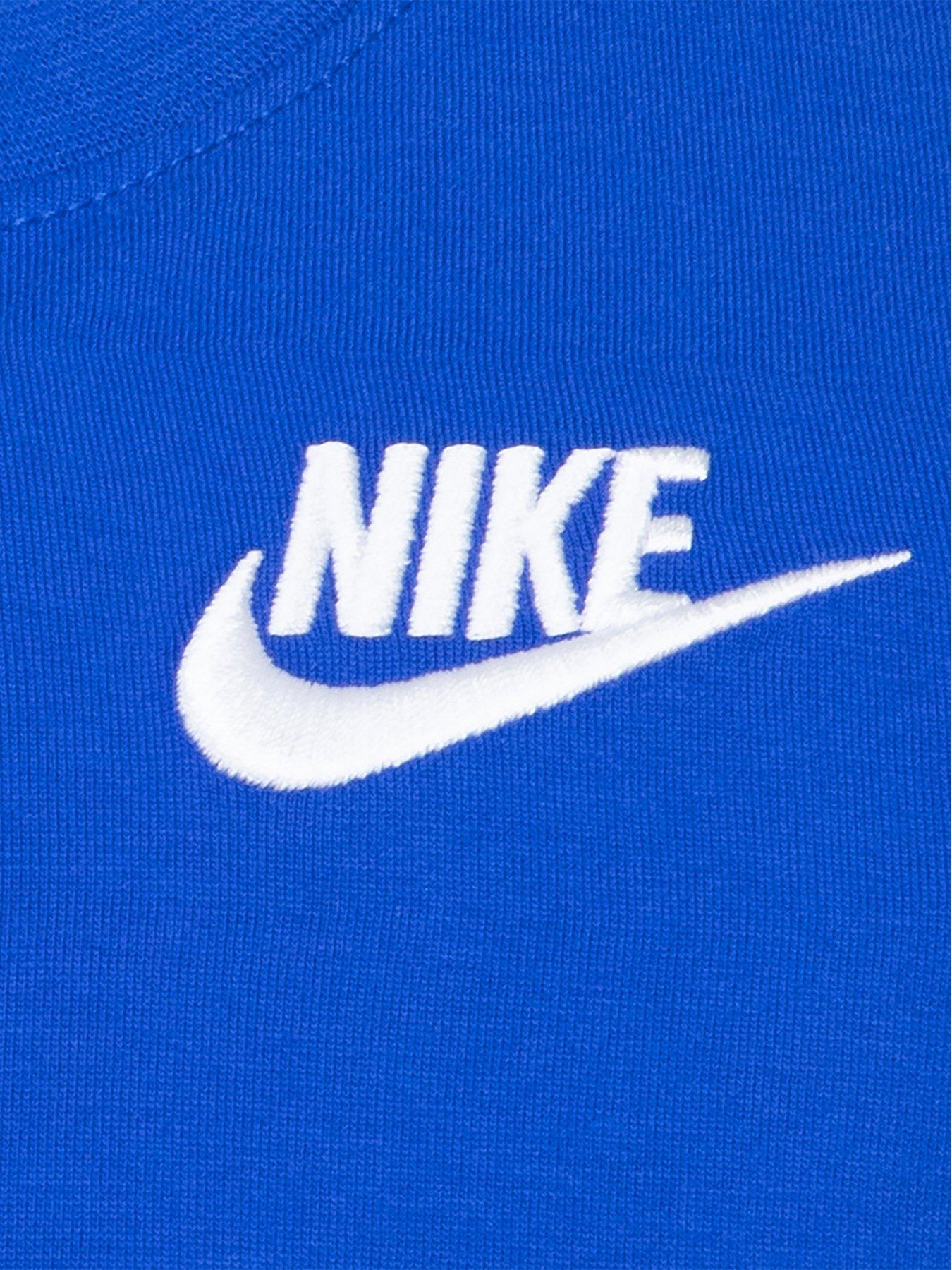 nike-younger-unisex-club-low-brand-read-knit-short-set-blueoutfit