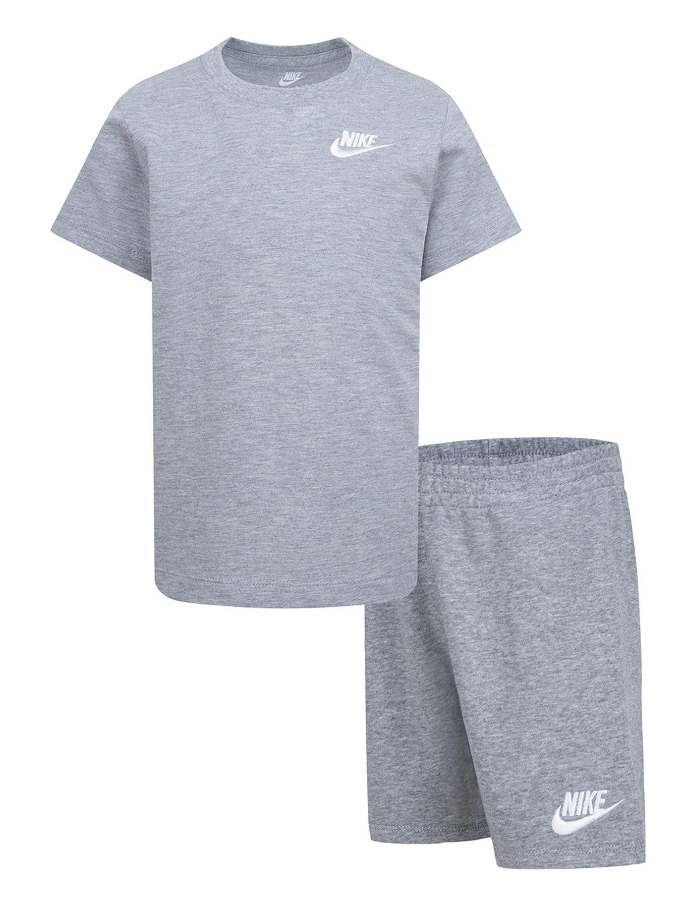 nike-younger-unisex-club-low-brand-read-knit-short-set-dark-grey