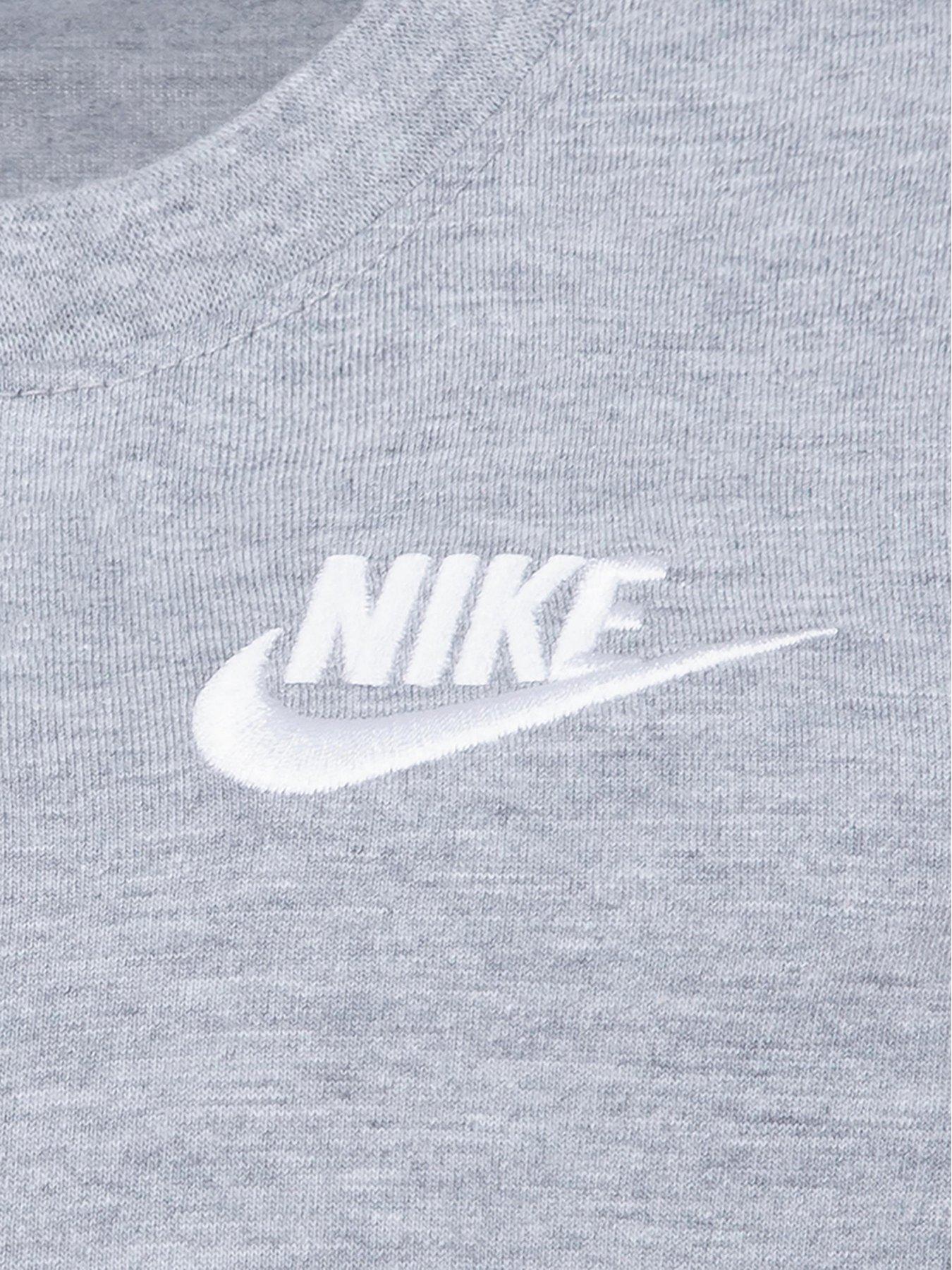 nike-younger-unisex-club-low-brand-read-knit-short-set-dark-greydetail