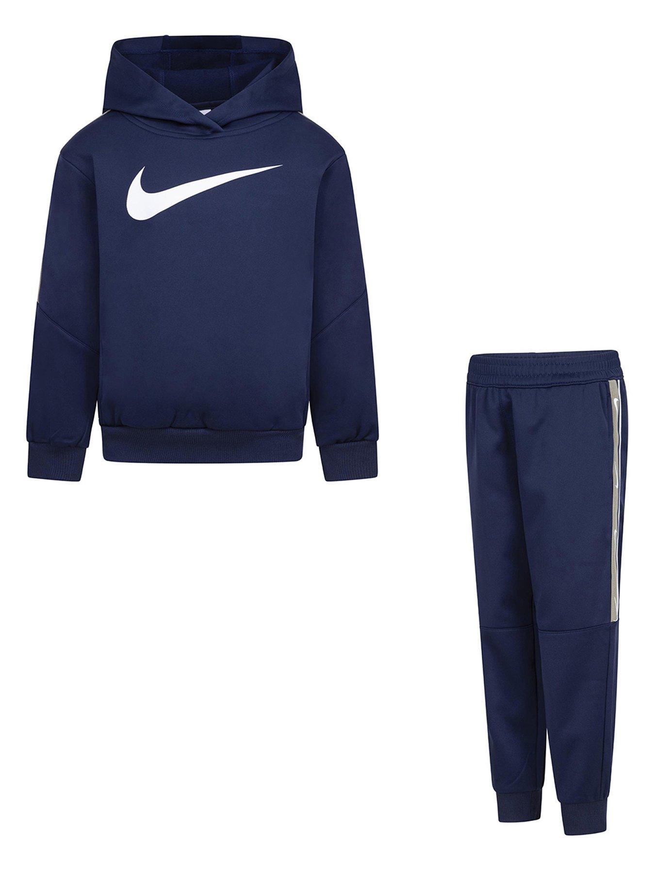 Nike Younger Unisex Sportswear Club Poly Hoodie and Pants Set Navy Very Ireland