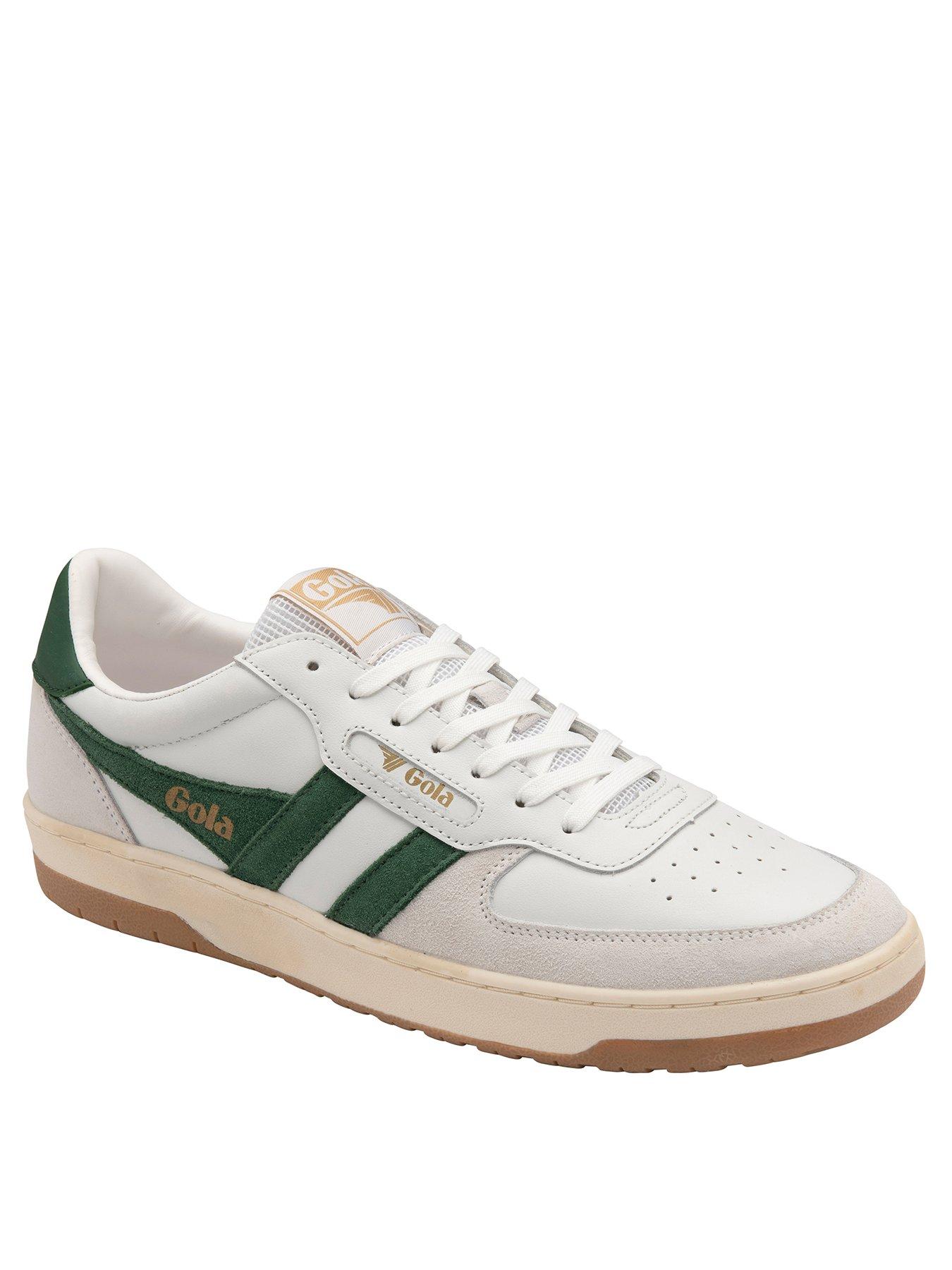 gola-mens-hawk-trainers-whitegreenstillFront