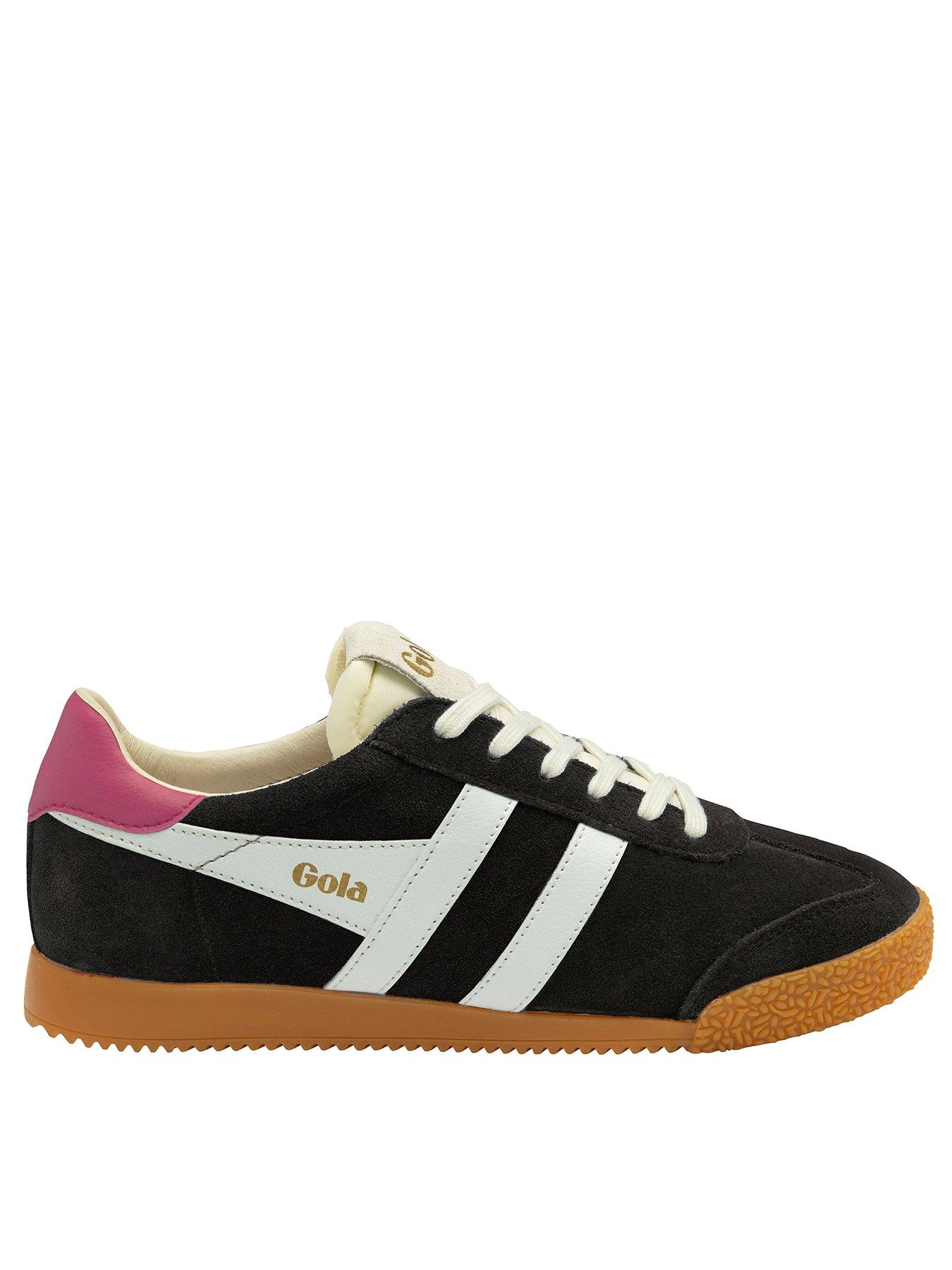 gola-womens-elan-trainers-blackwhitefront