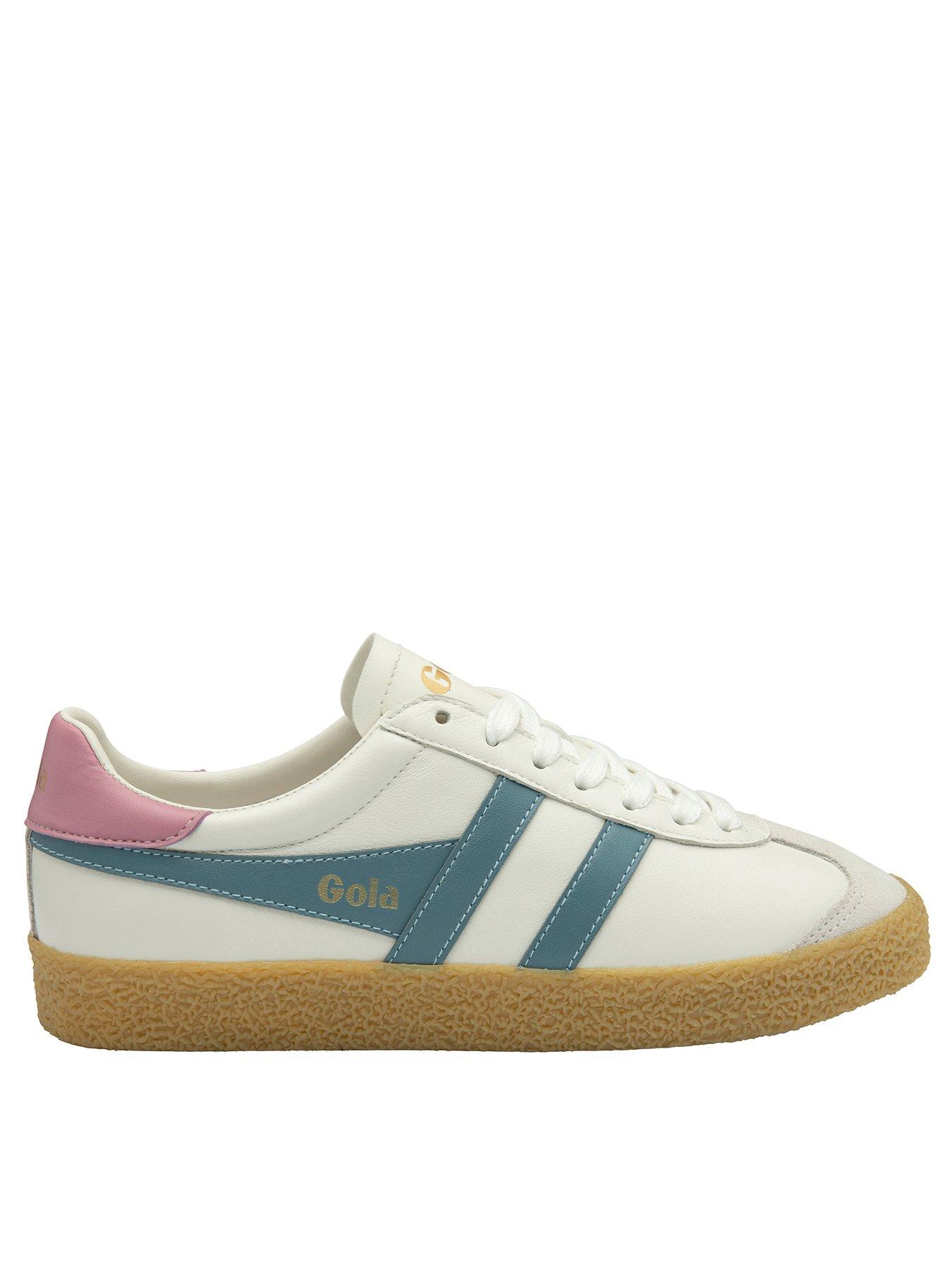 undefined Women's Medallist Leather Trainers - White