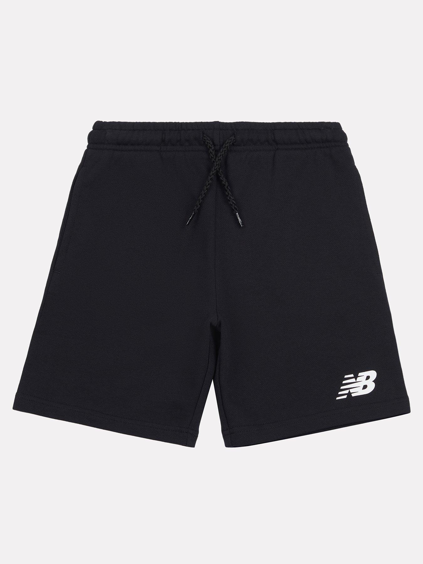 new-balance-kids-french-terry-stacked-logo-short-black