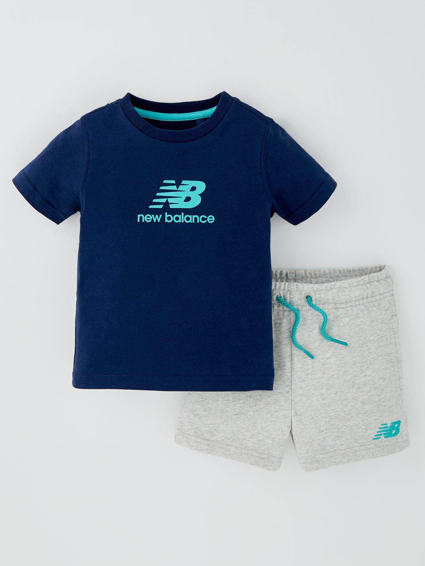 new-balance-infants-jersey-tee-and-french-terry-short-set-navyfront