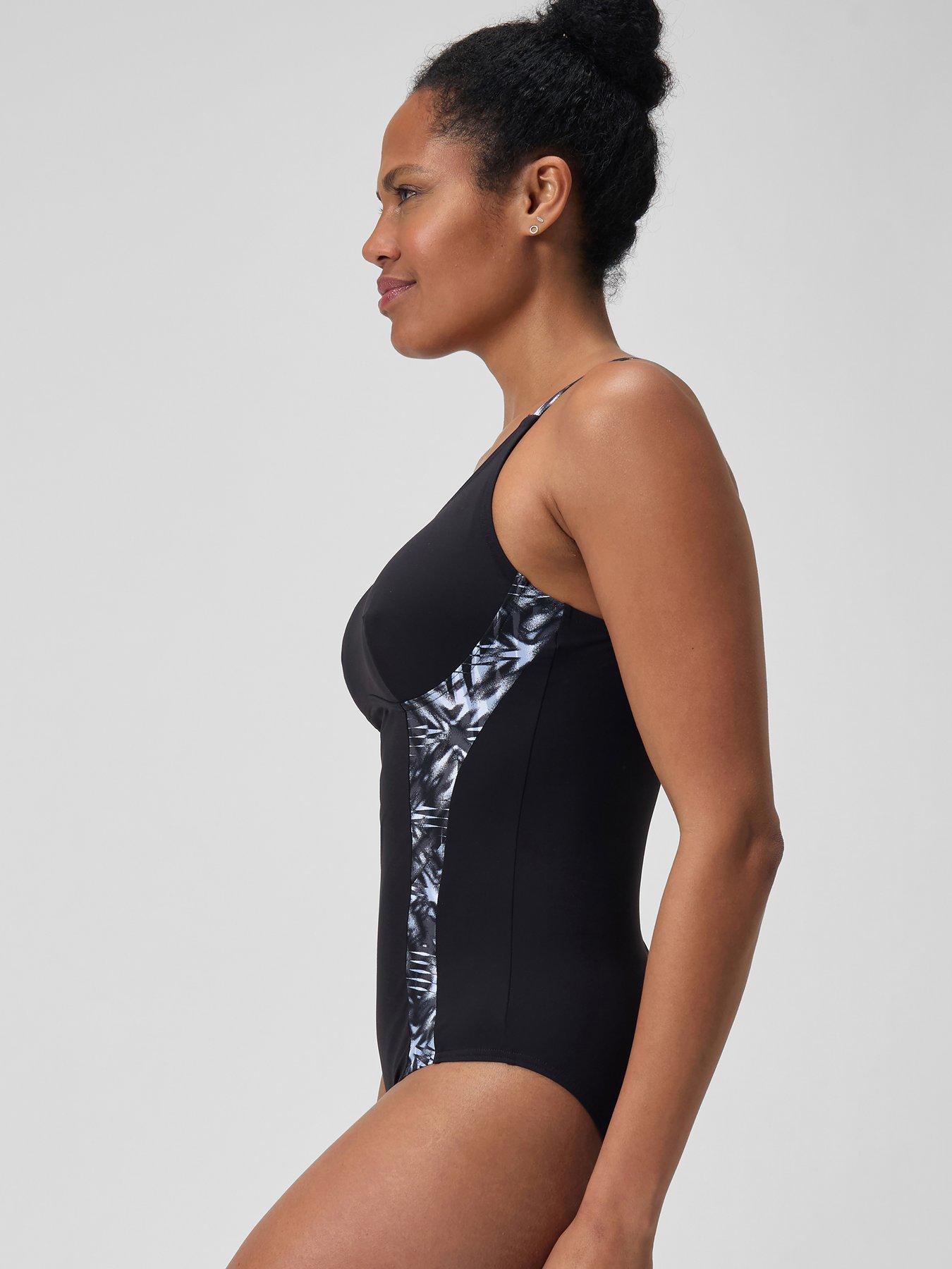 speedo-womens-shaping-printed-splice-swimsuit-blackoutfit