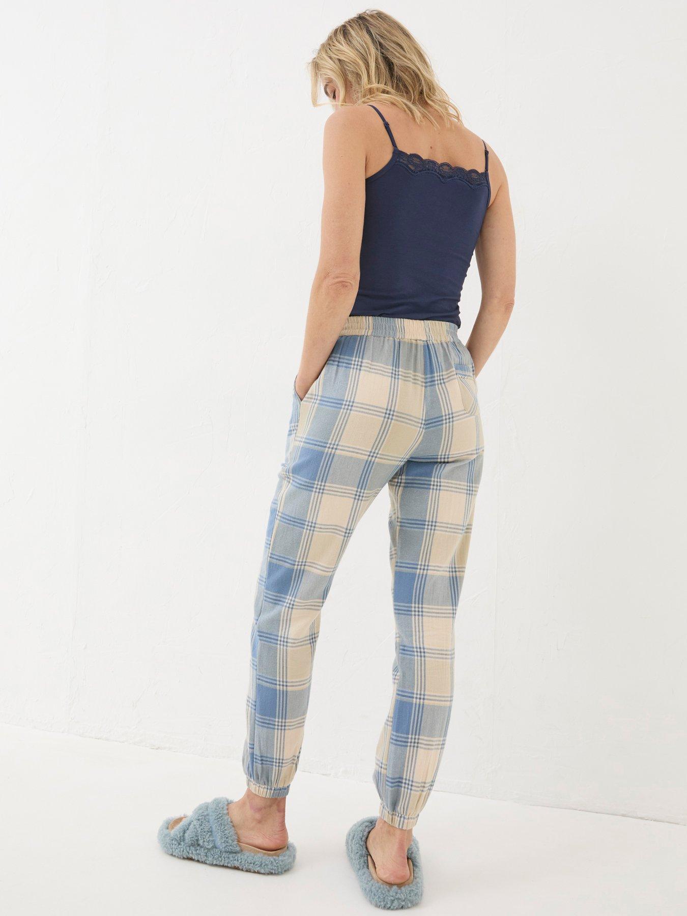 fatface-cora-check-pyjama-pant-whitestillFront