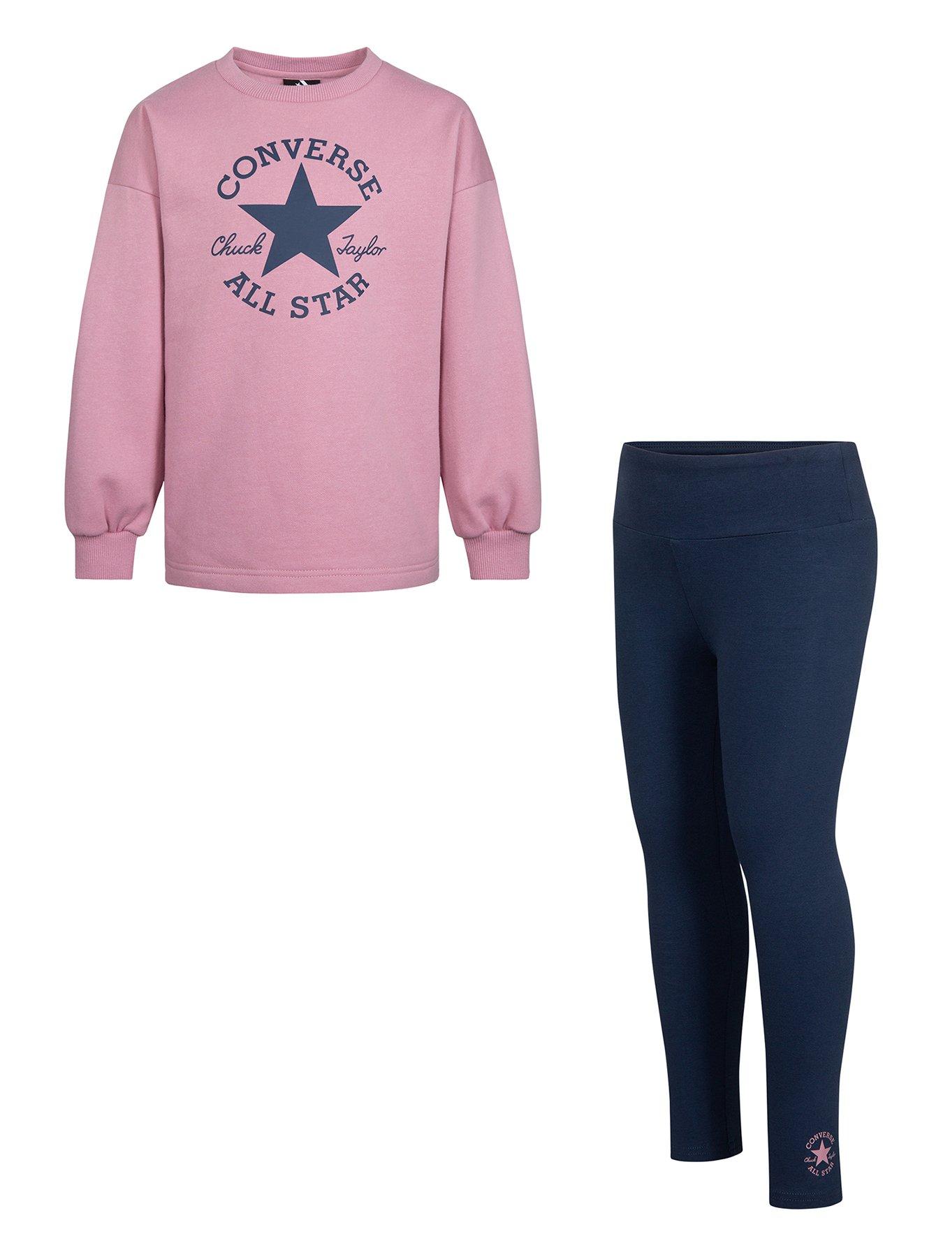 converse-younger-girls-crew-sweat-and-leggings-set-navy