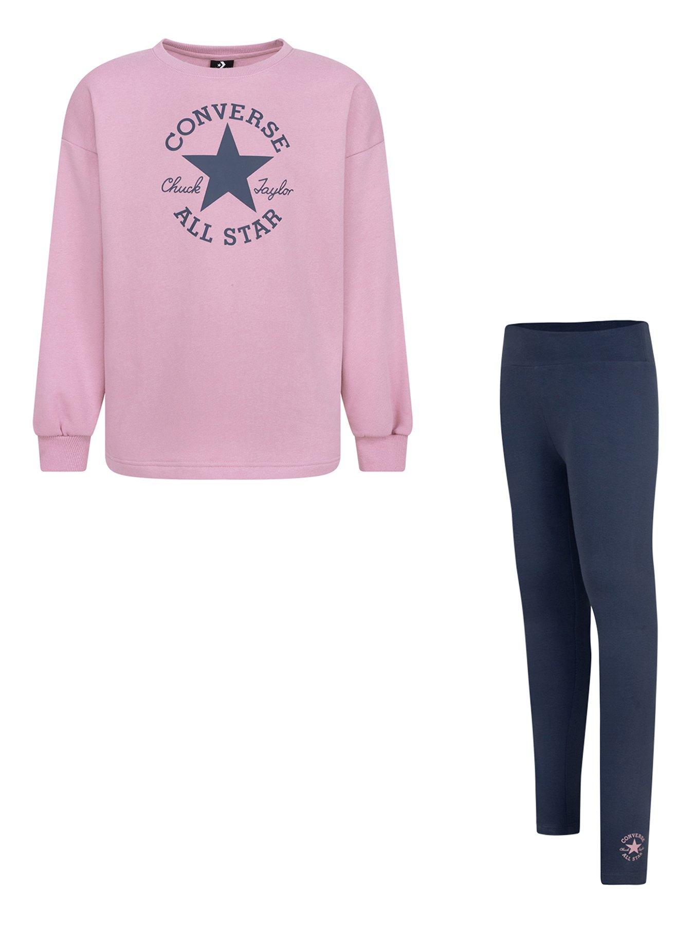 converse-older-girls-crew-sweat-and-leggings-set-navyfront