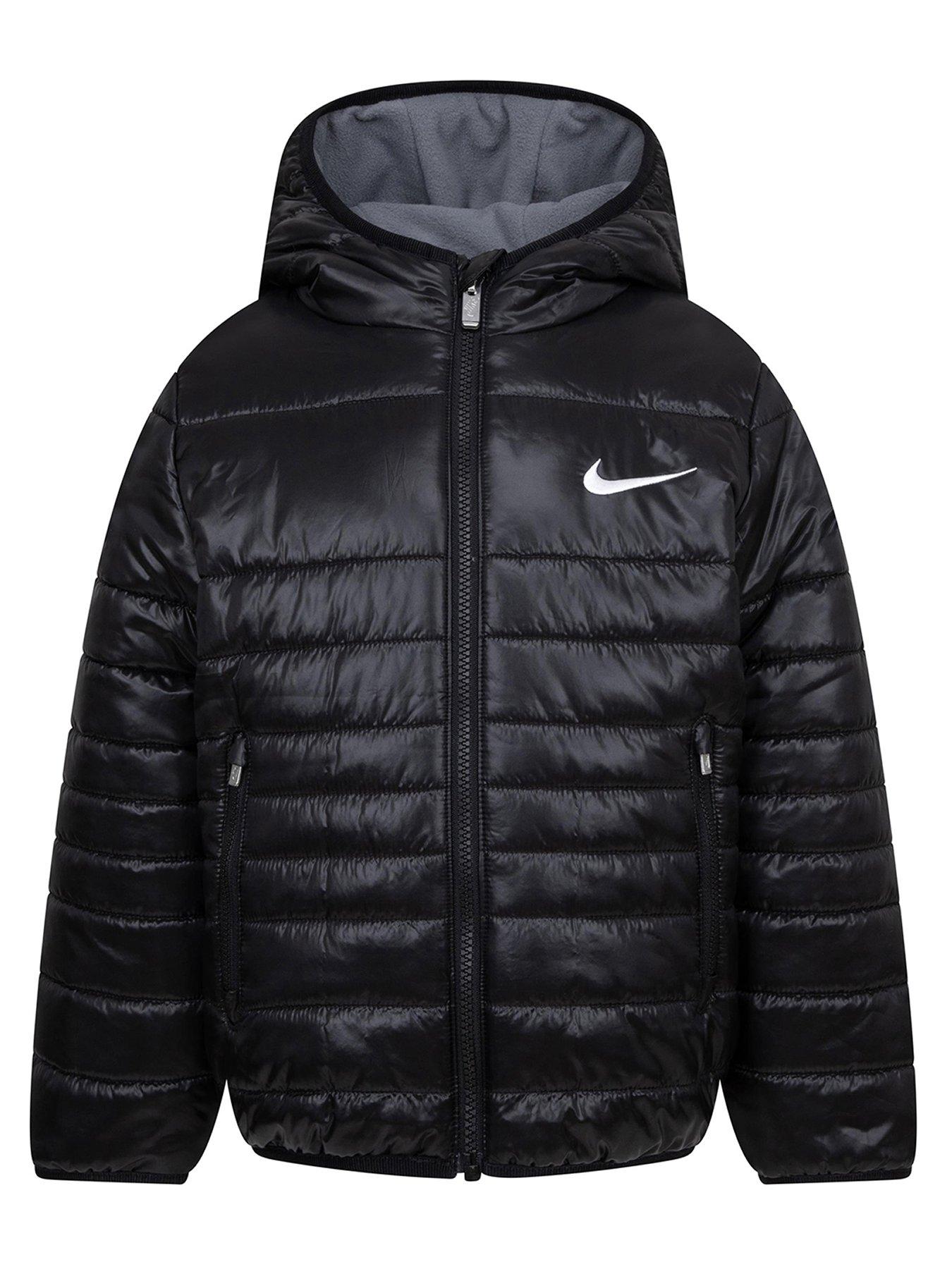 Black nike bubble coat sale