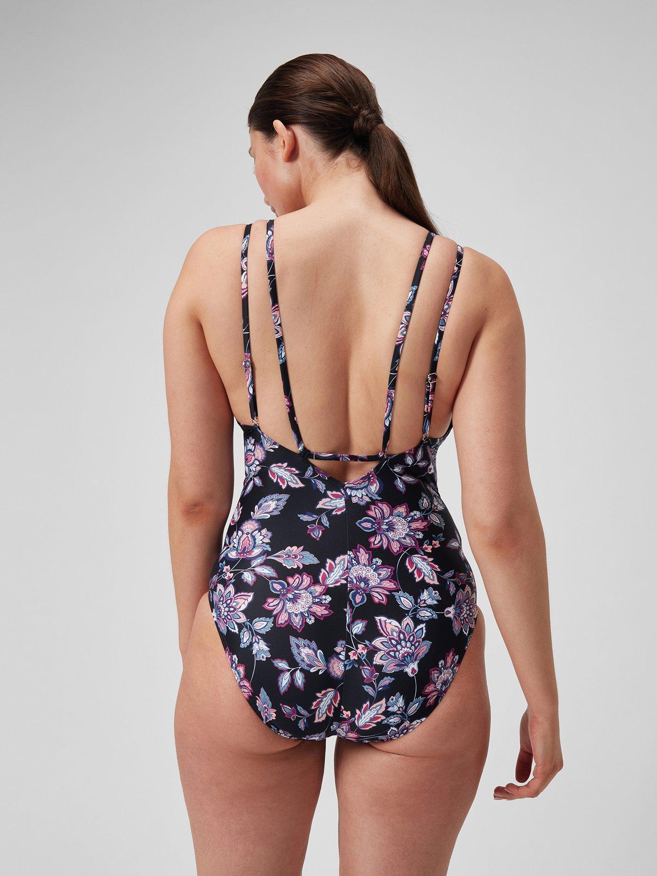 speedo-womens-shaping-printed-strappy-1-piece-blackstillFront