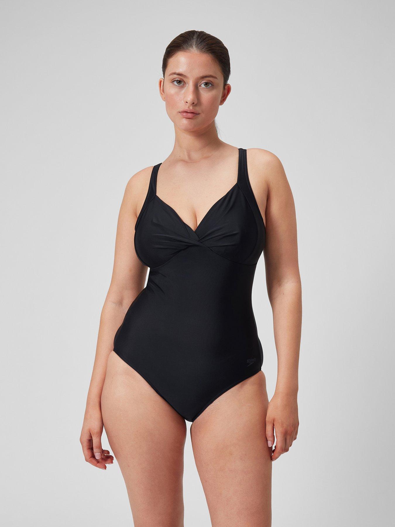 speedo-womens-shaping-cross-knot-1-piece-black