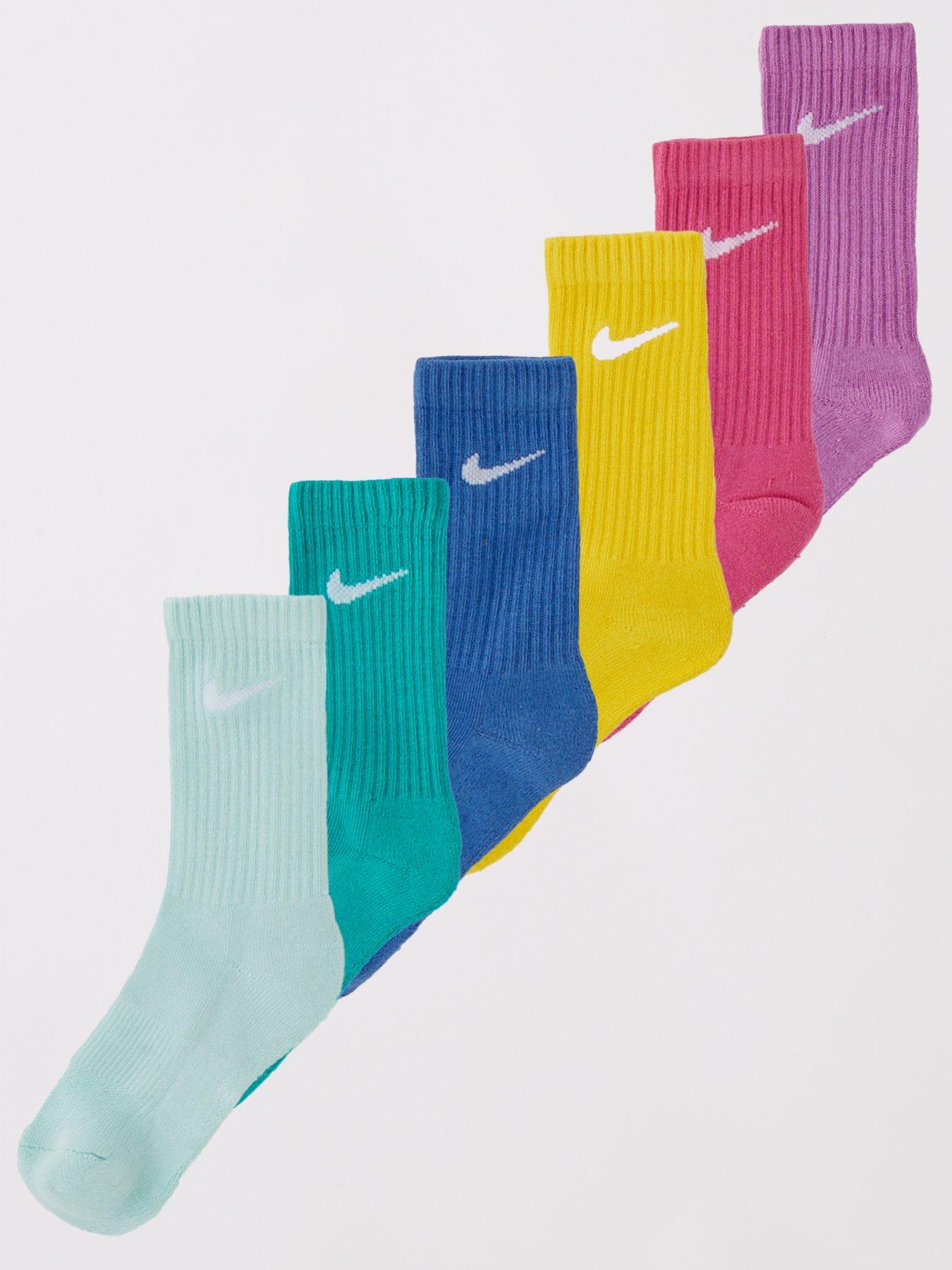 nike-younger-unisex-dri-fit-performance-basic-crew-socks-light-bluefront