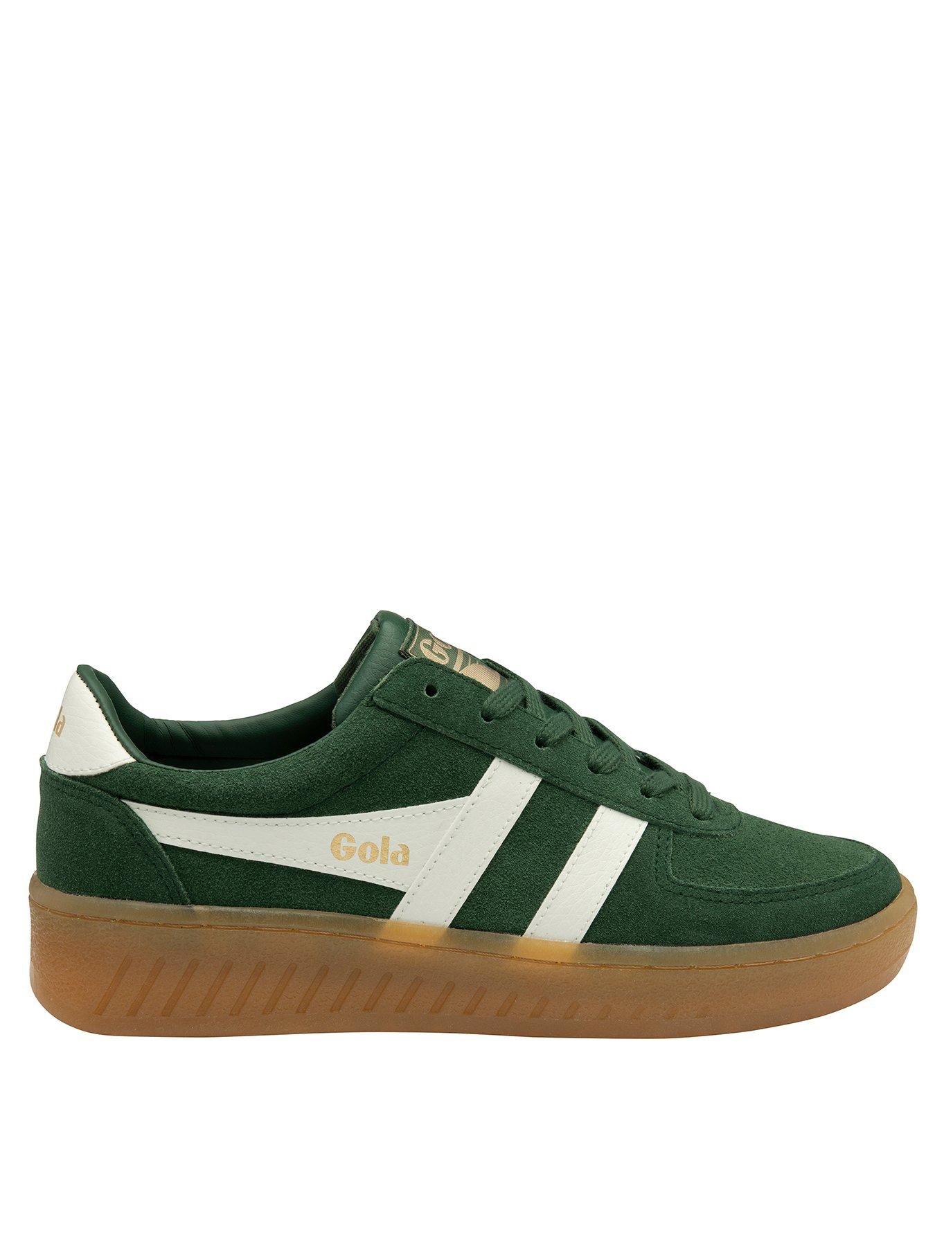 gola-womens-grandslam-suede-trainers-green