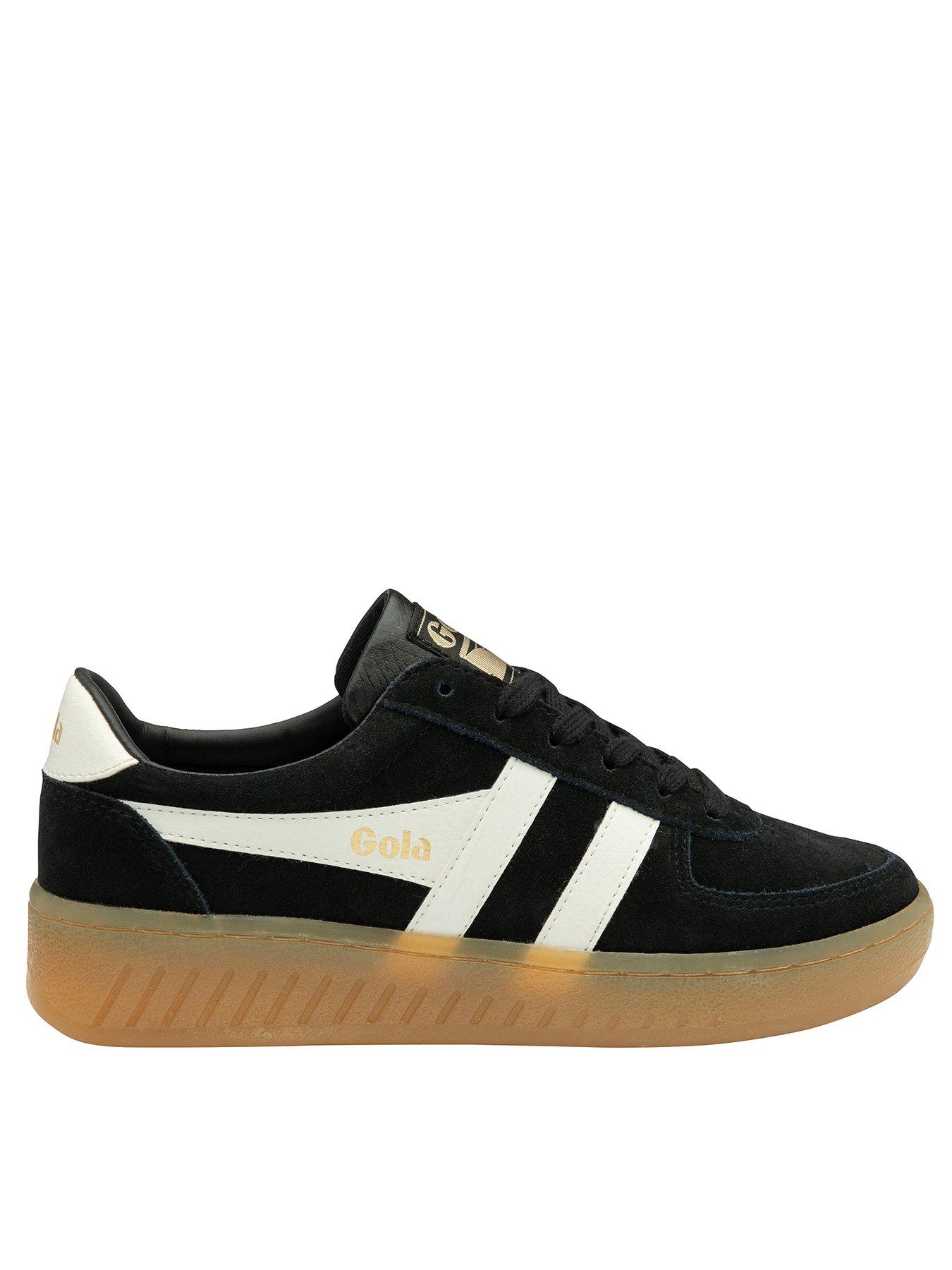 undefined Women's Grandslam Suede Trainers - Black