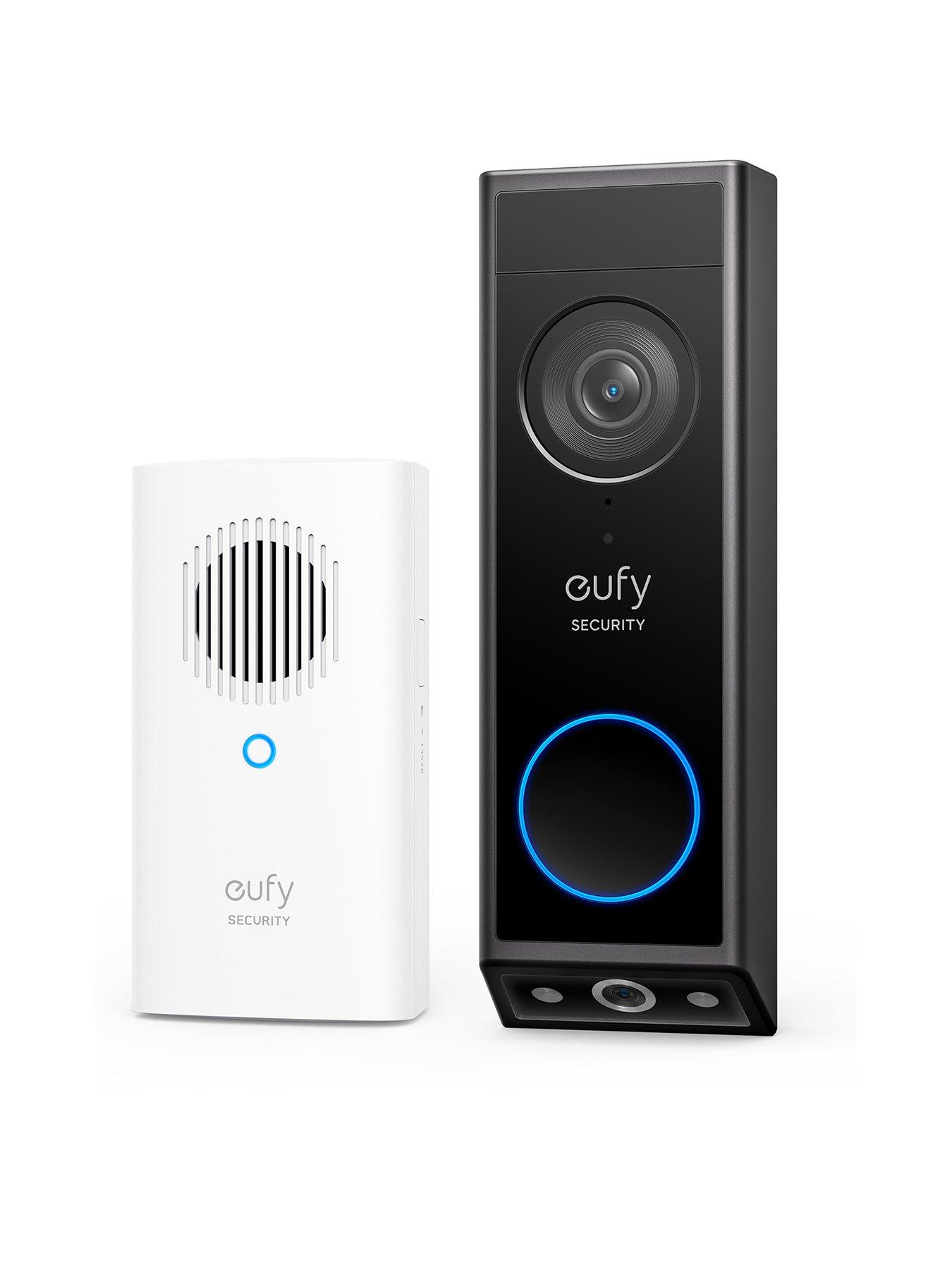 Image 1 of 7 of Eufy Video Doorbell E340 With Chime, 2K, Dual Lens, No Monthly Fee, Colour Night Vision, Two-Way Audio